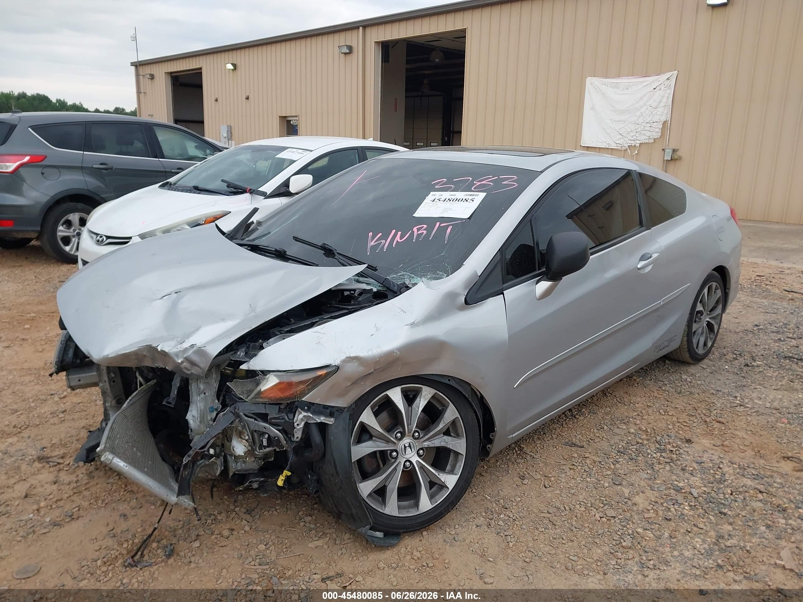 2012 Honda Civic Si Silver vin: 2HGFG4A59CH703783