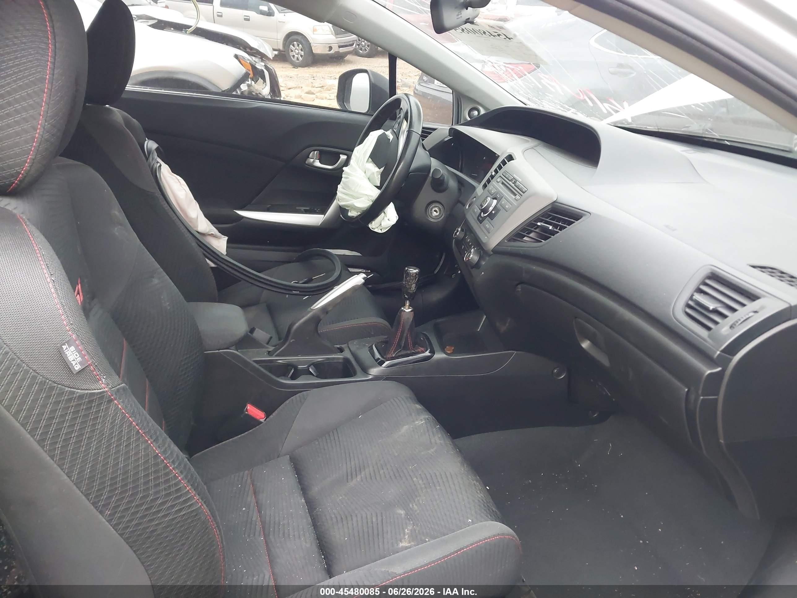 2012 Honda Civic Si Silver vin: 2HGFG4A59CH703783