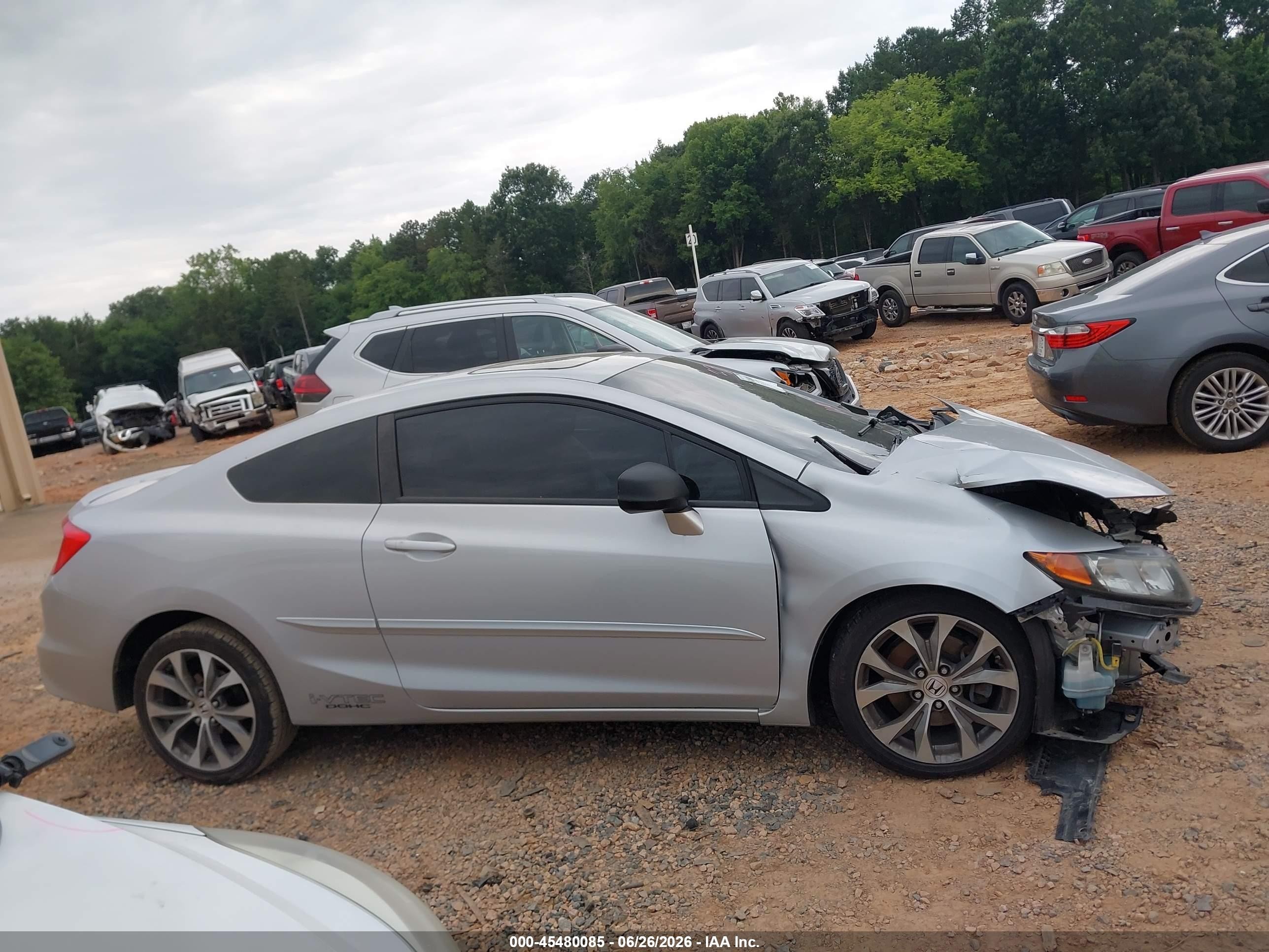 2012 Honda Civic Si Silver vin: 2HGFG4A59CH703783