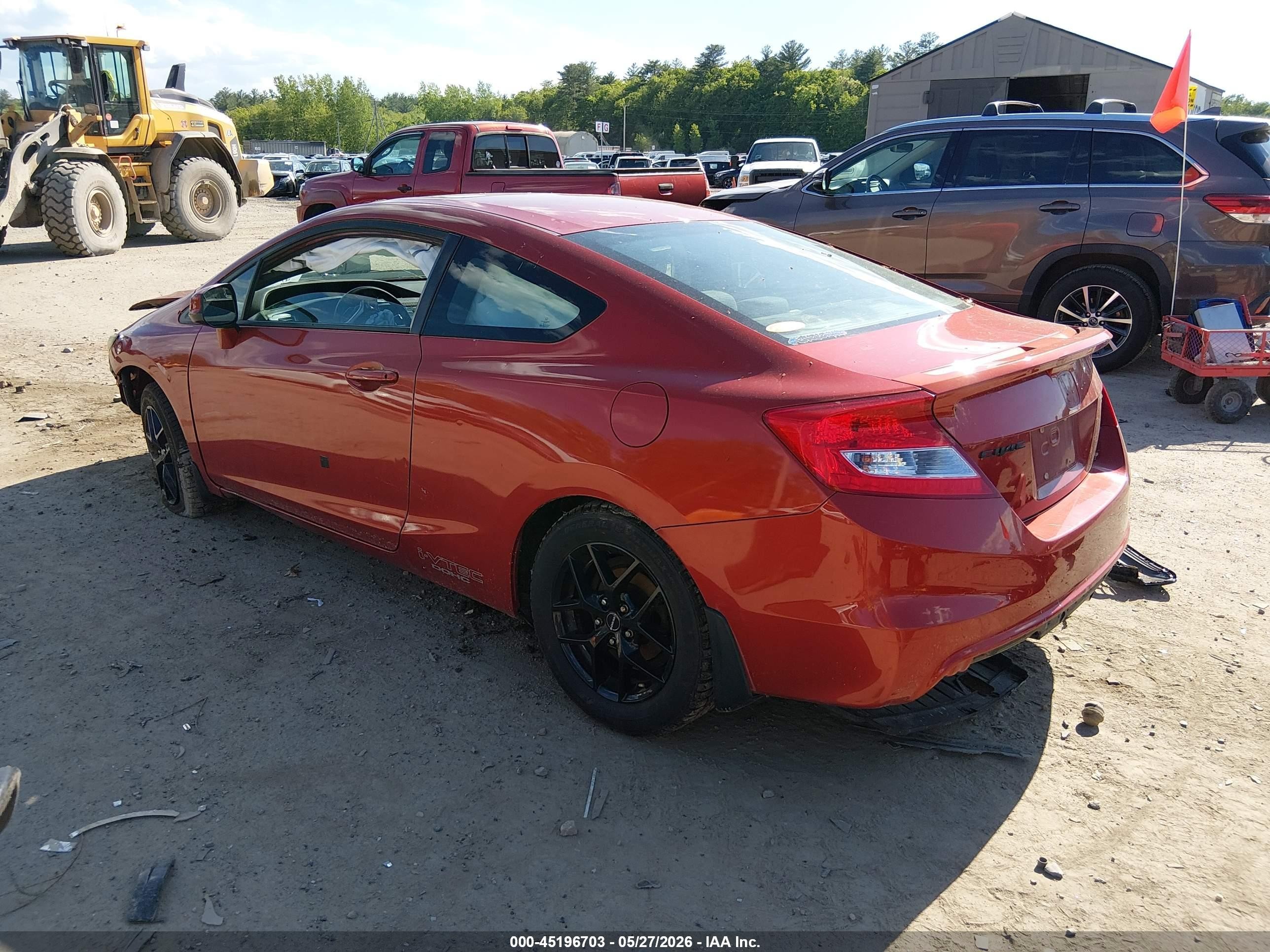 2013 Honda Civic Si Red vin: 2HGFG4A59DH700335