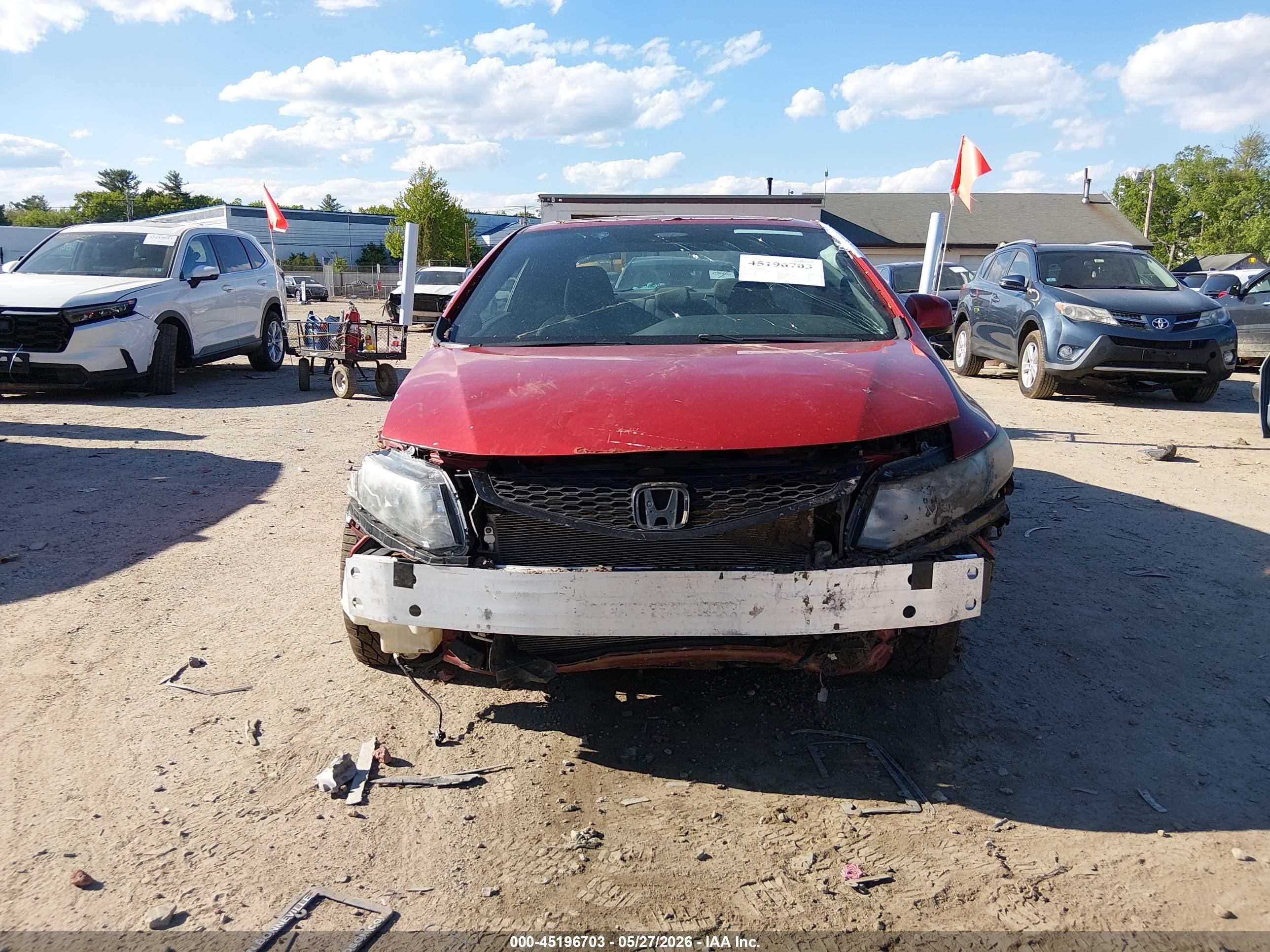 2013 Honda Civic Si Red vin: 2HGFG4A59DH700335