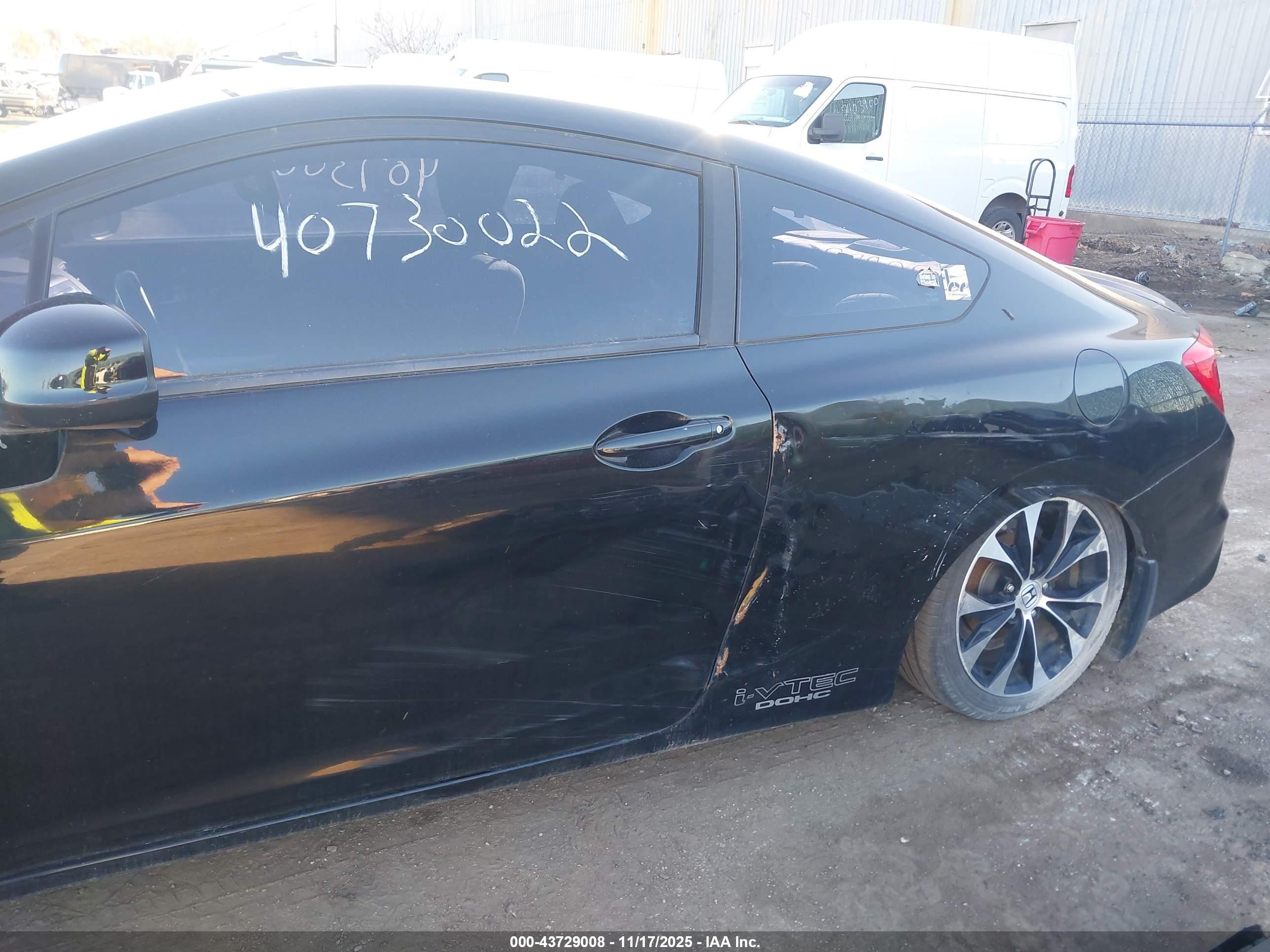 2013 Honda Civic Si Black vin: 2HGFG4A59DH704823