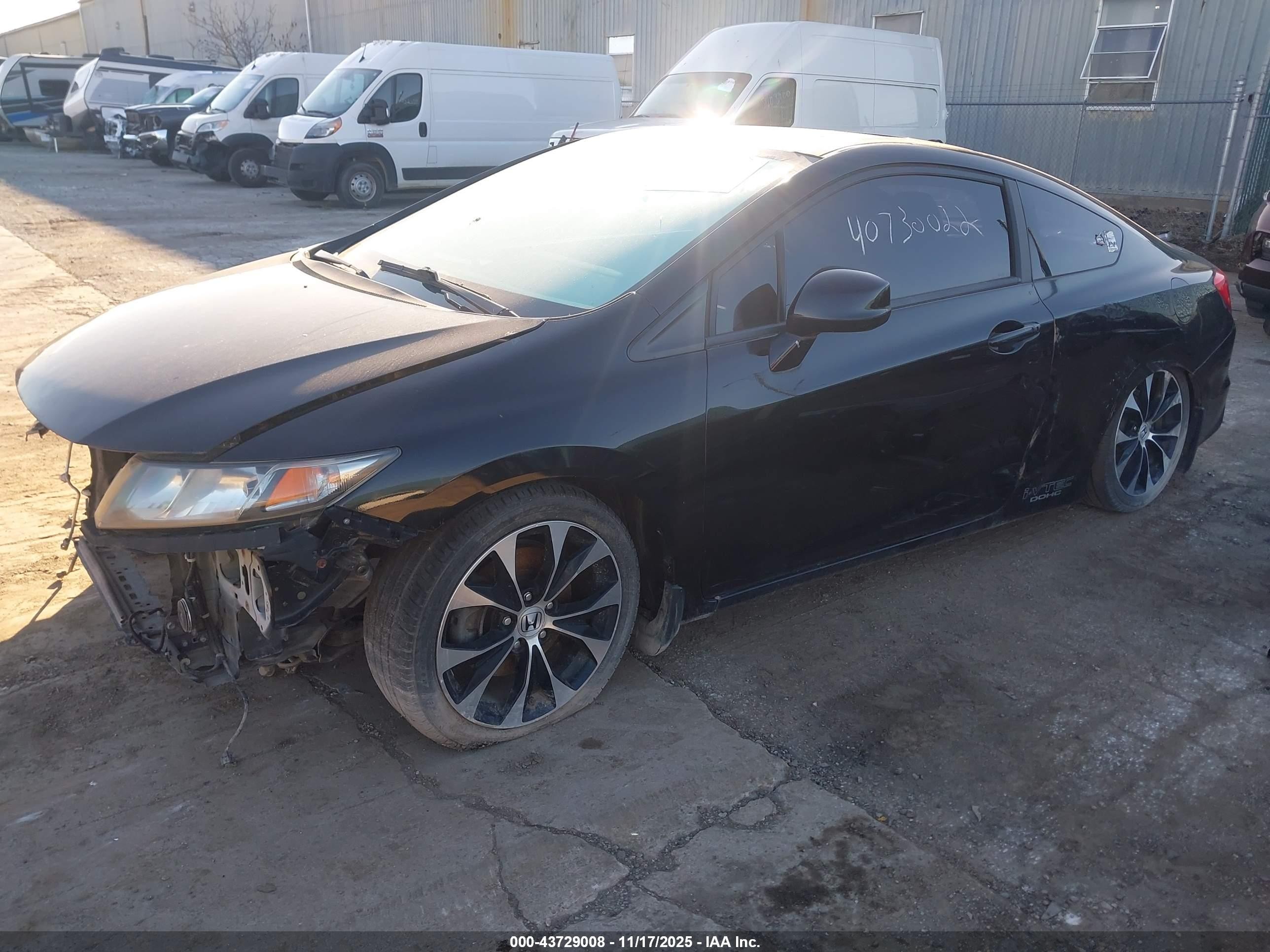 2013 Honda Civic Si Black vin: 2HGFG4A59DH704823