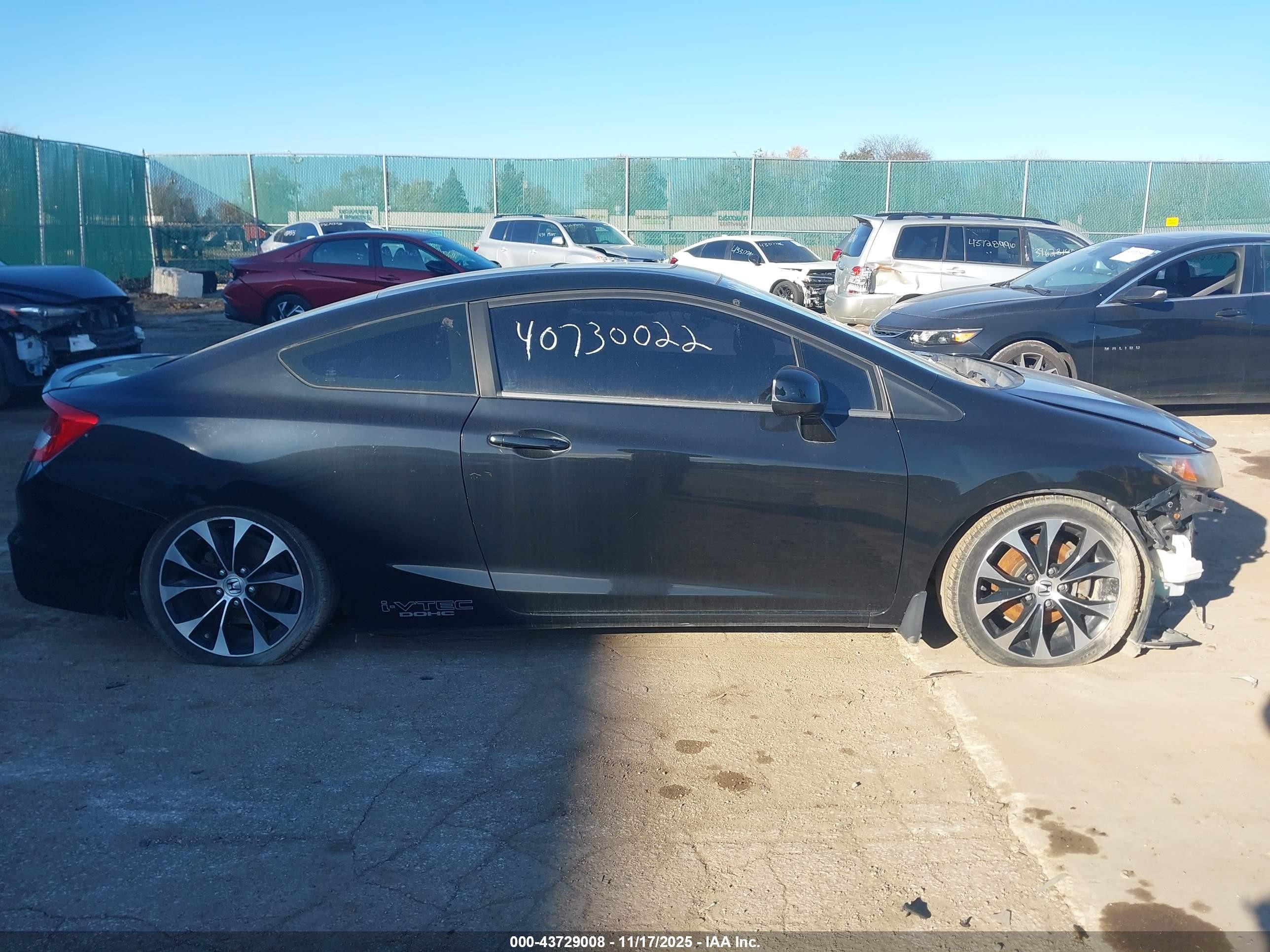 2013 Honda Civic Si Black vin: 2HGFG4A59DH704823