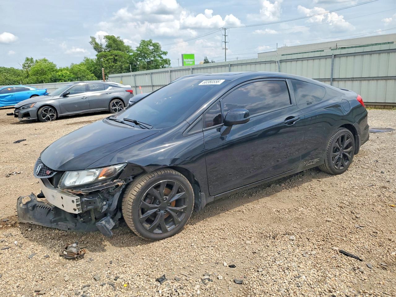 2013 Honda Civic Si Black vin: 2HGFG4A59DH706488