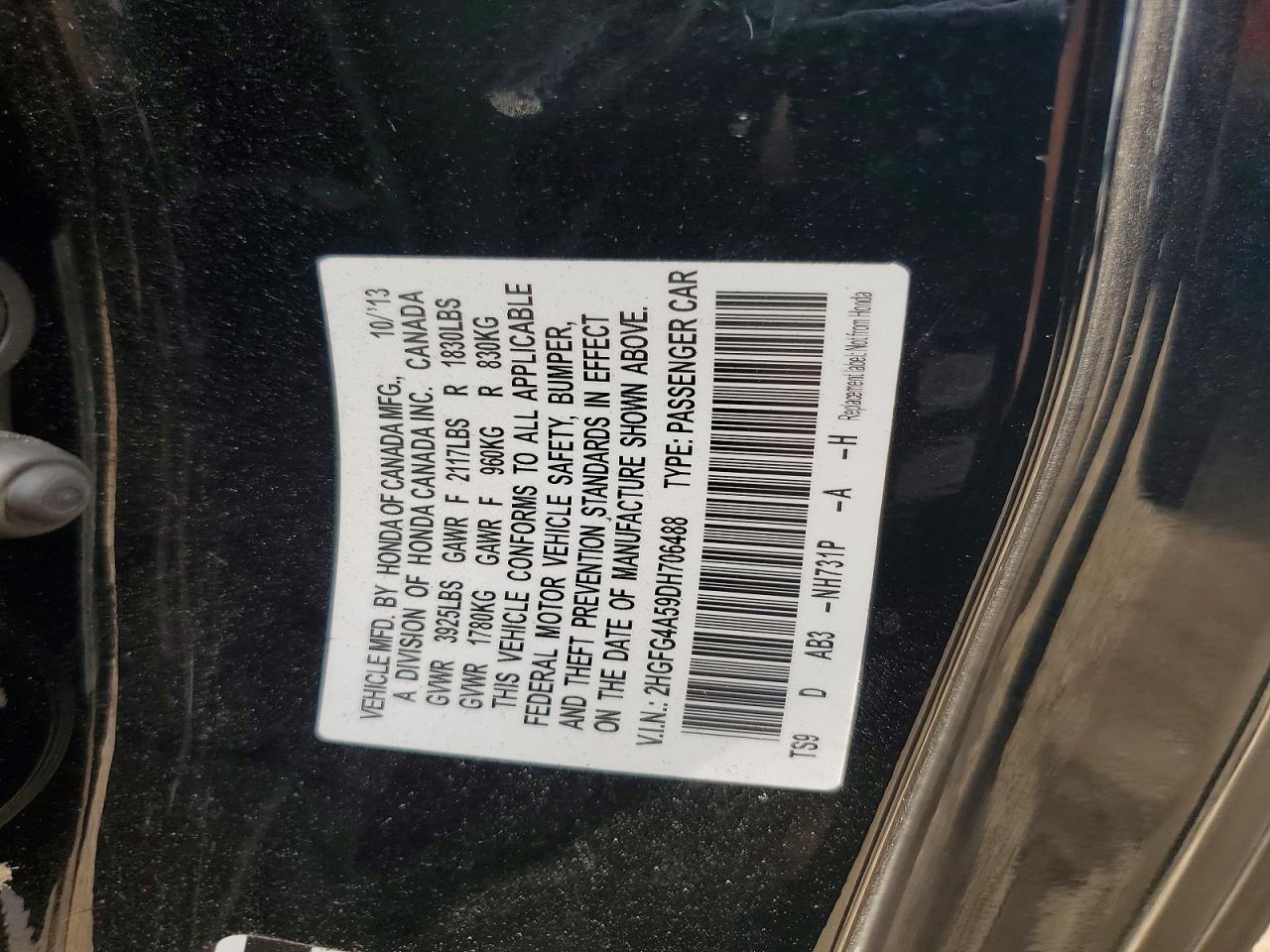 2013 Honda Civic Si Black vin: 2HGFG4A59DH706488