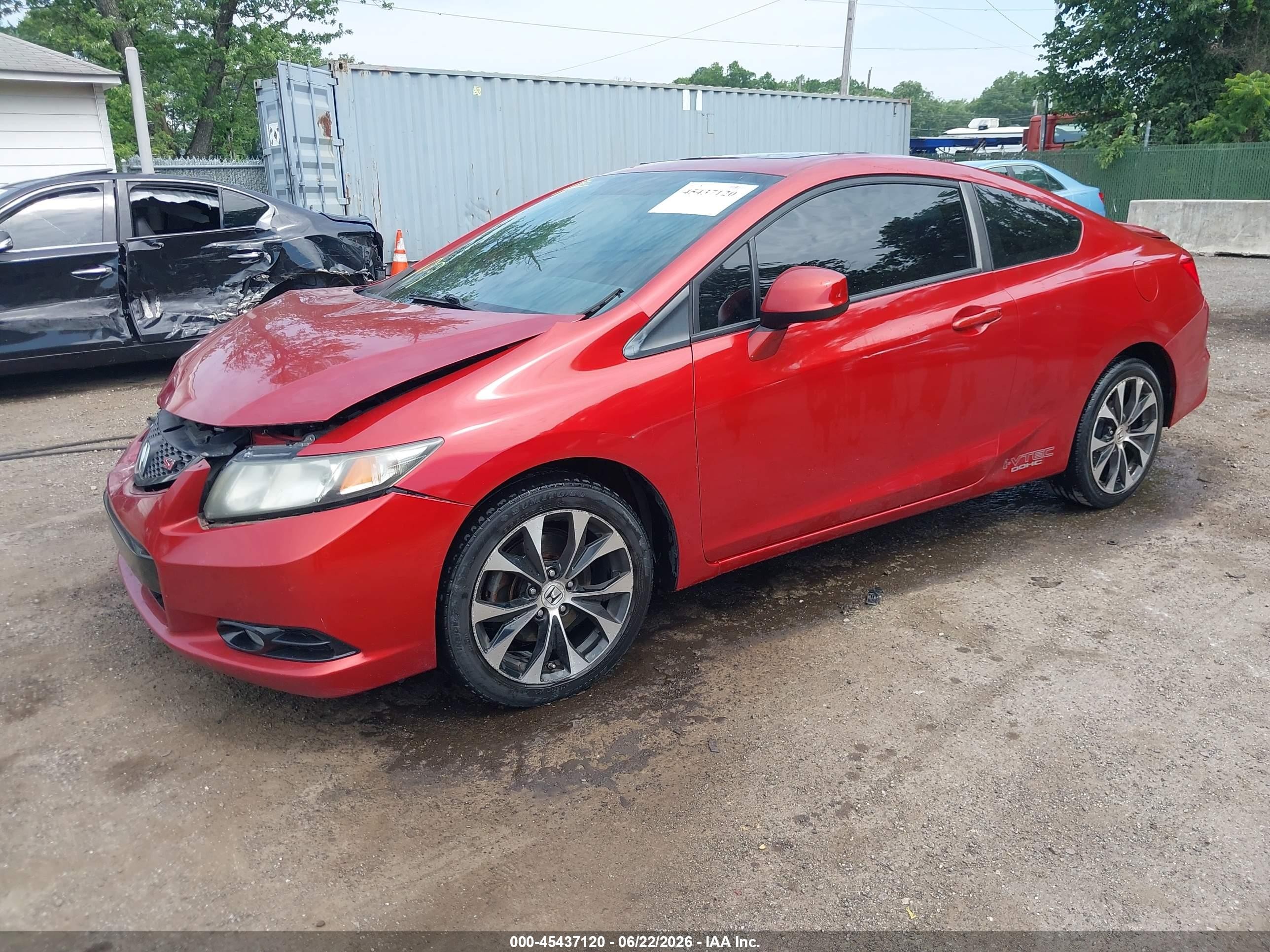 2013 Honda Civic Si Red vin: 2HGFG4A59DH706698