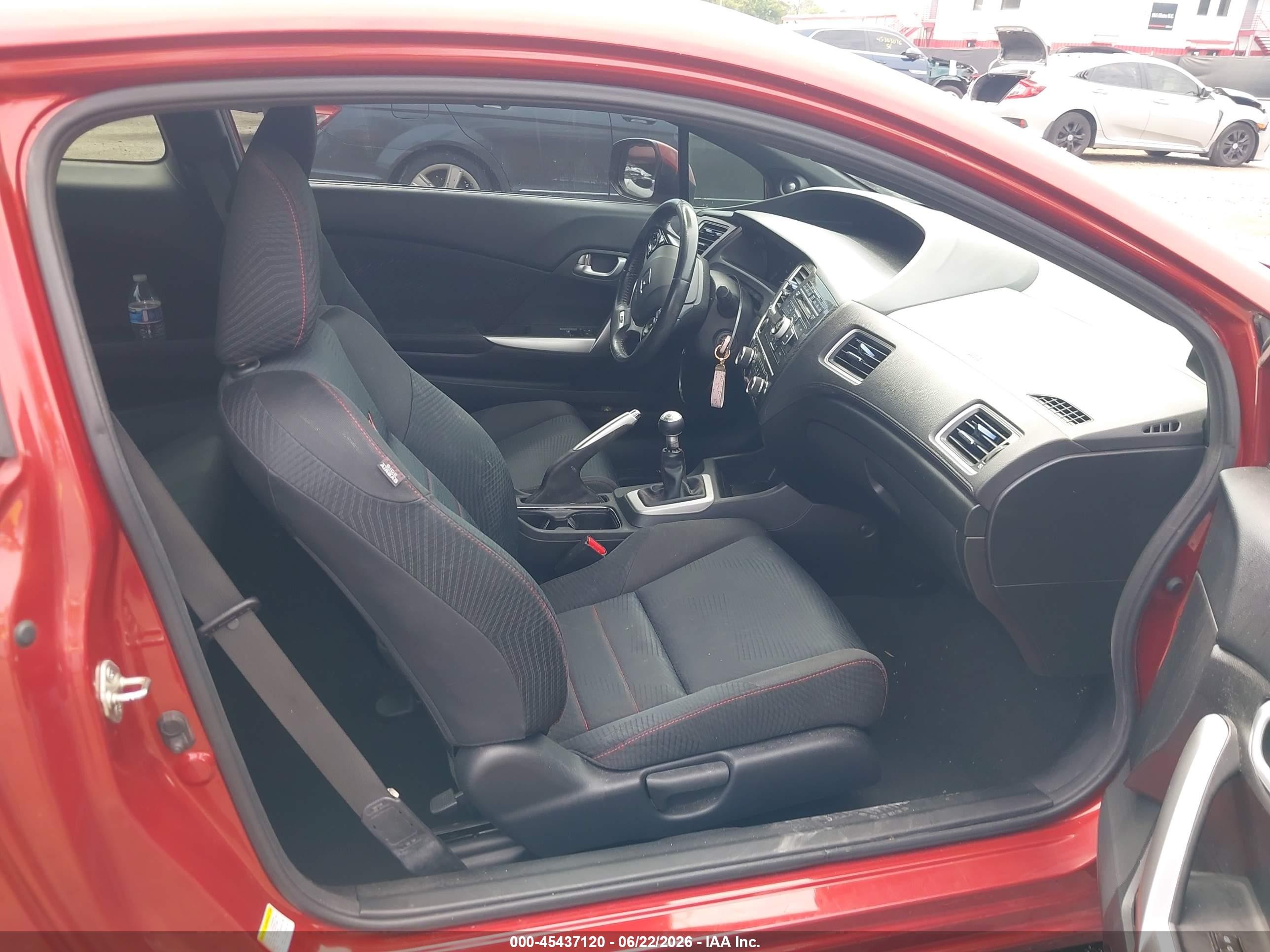 2013 Honda Civic Si Red vin: 2HGFG4A59DH706698