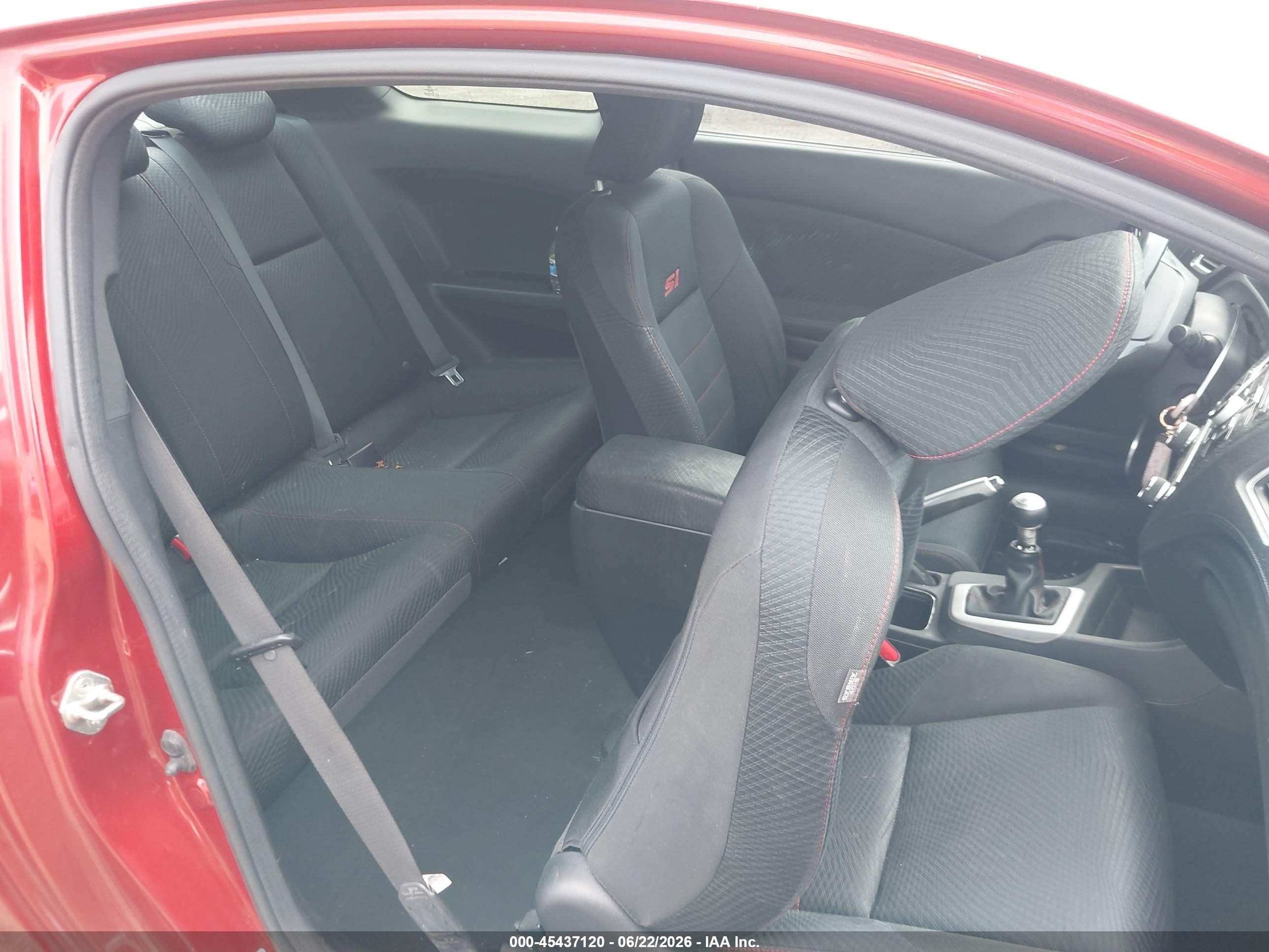 2013 Honda Civic Si Red vin: 2HGFG4A59DH706698