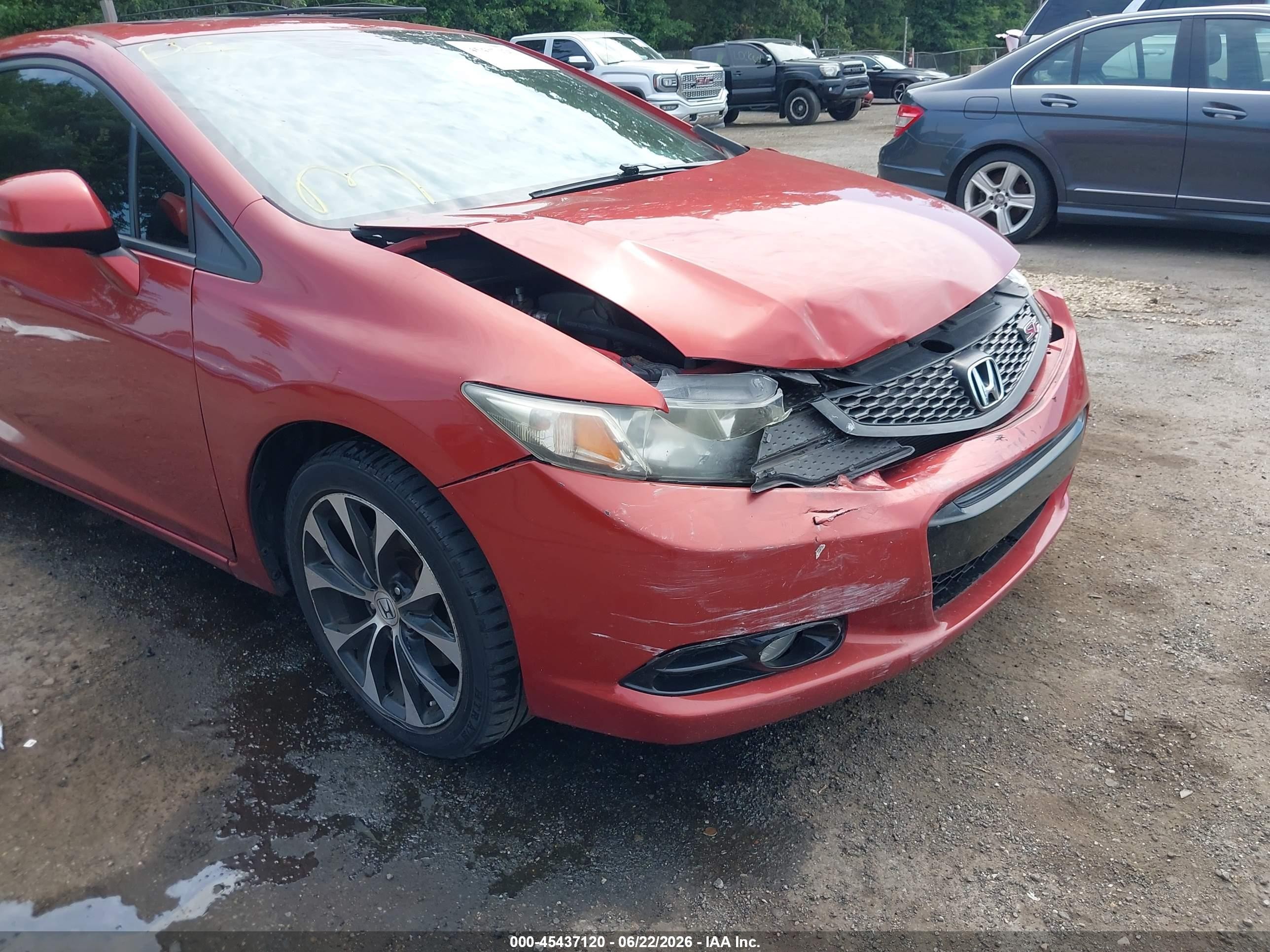 2013 Honda Civic Si Red vin: 2HGFG4A59DH706698