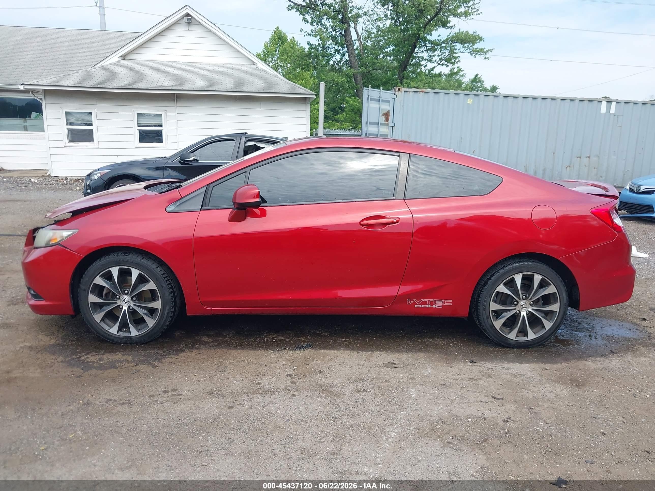 2013 Honda Civic Si Red vin: 2HGFG4A59DH706698