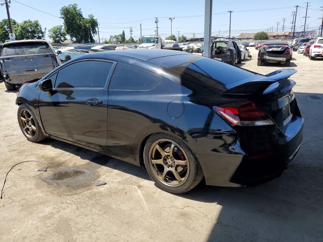 2015 Honda Civic Si Черный vin: 2HGFG4A59FH702637