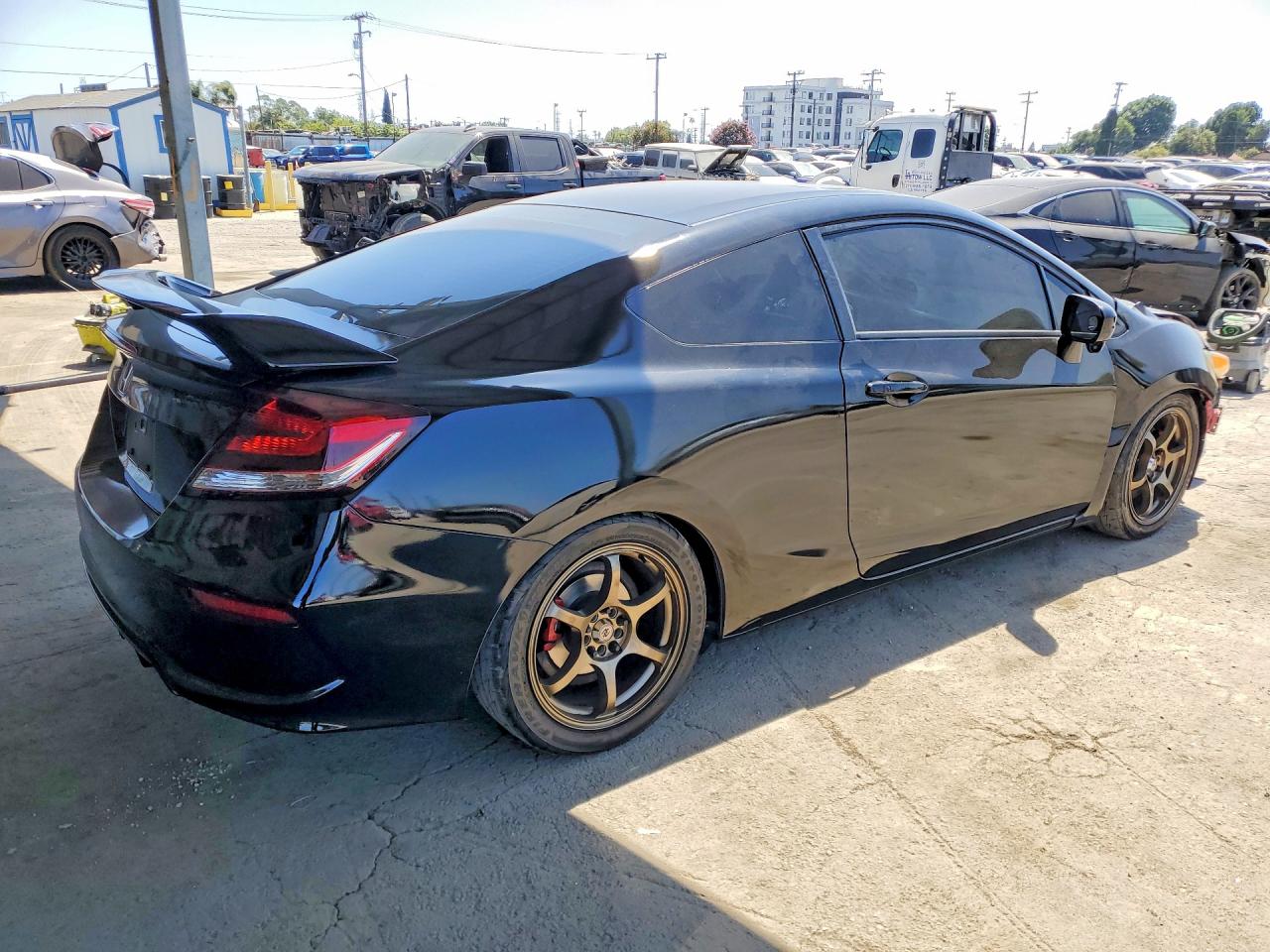 2015 Honda Civic Si Черный vin: 2HGFG4A59FH702637
