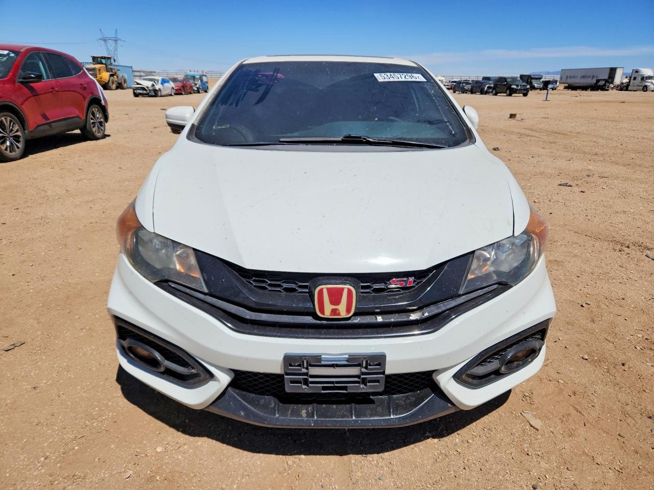 2015 Honda Civic Si White vin: 2HGFG4A59FH703948
