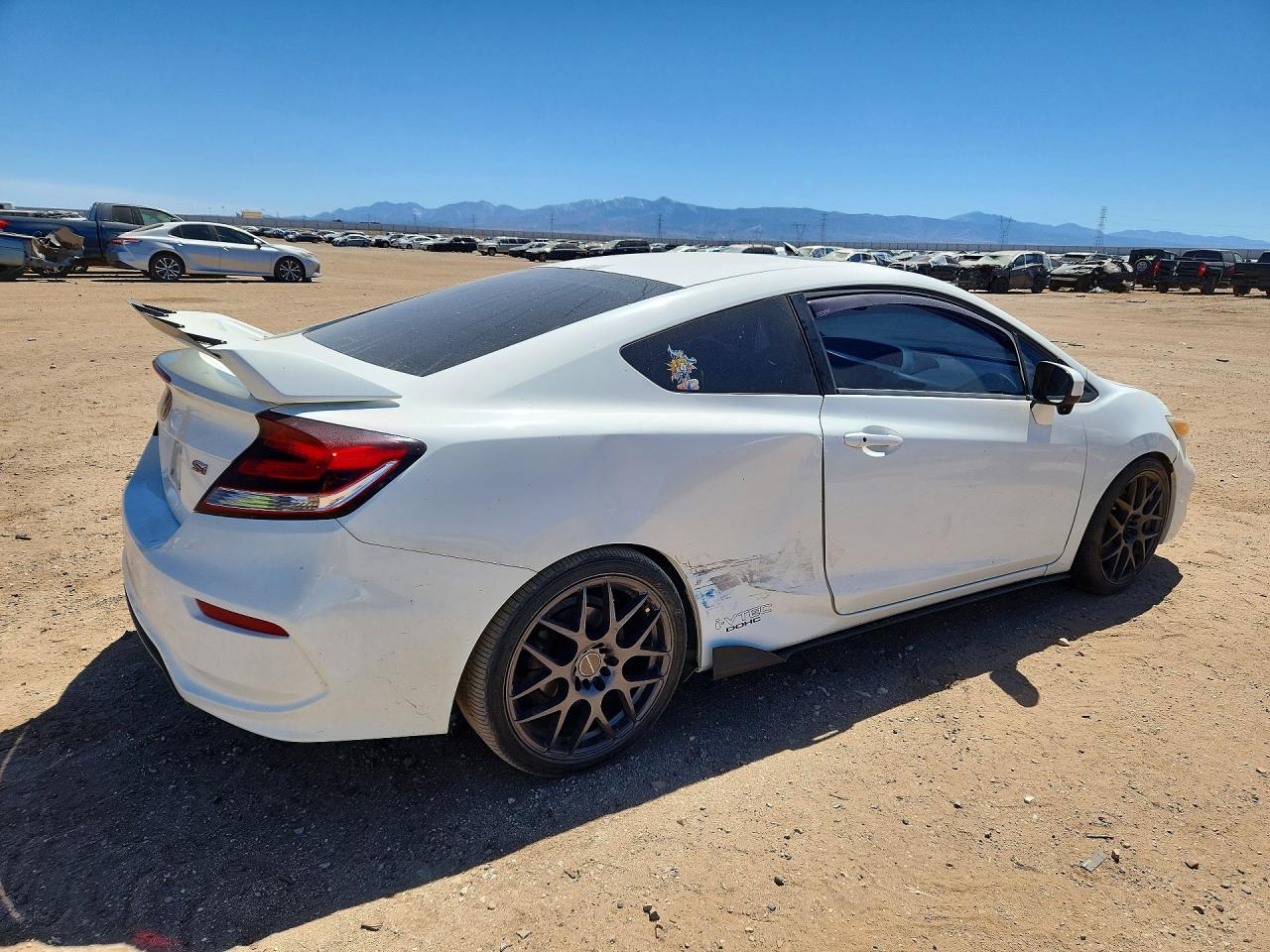 2015 Honda Civic Si White vin: 2HGFG4A59FH703948