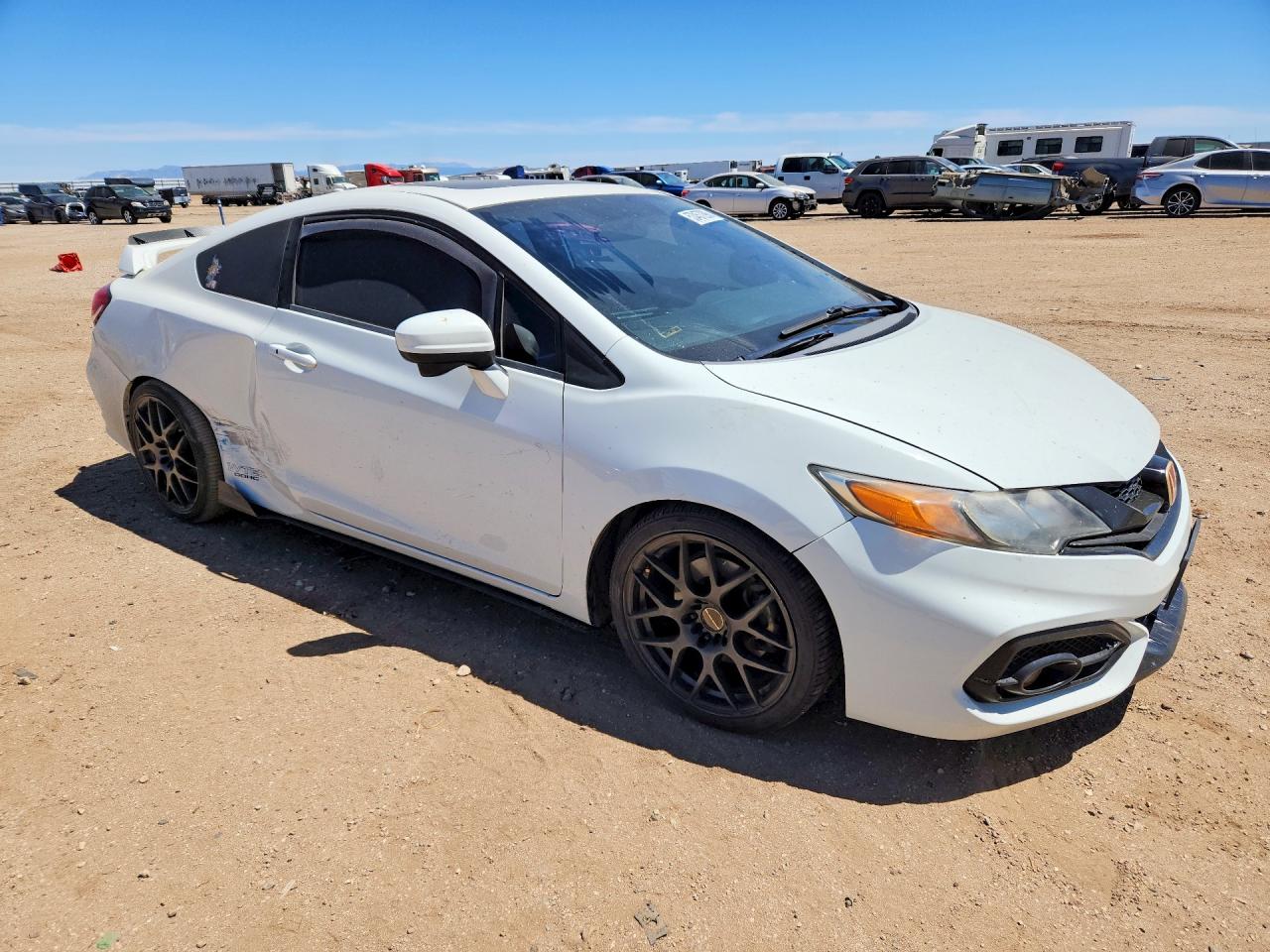 2015 Honda Civic Si White vin: 2HGFG4A59FH703948