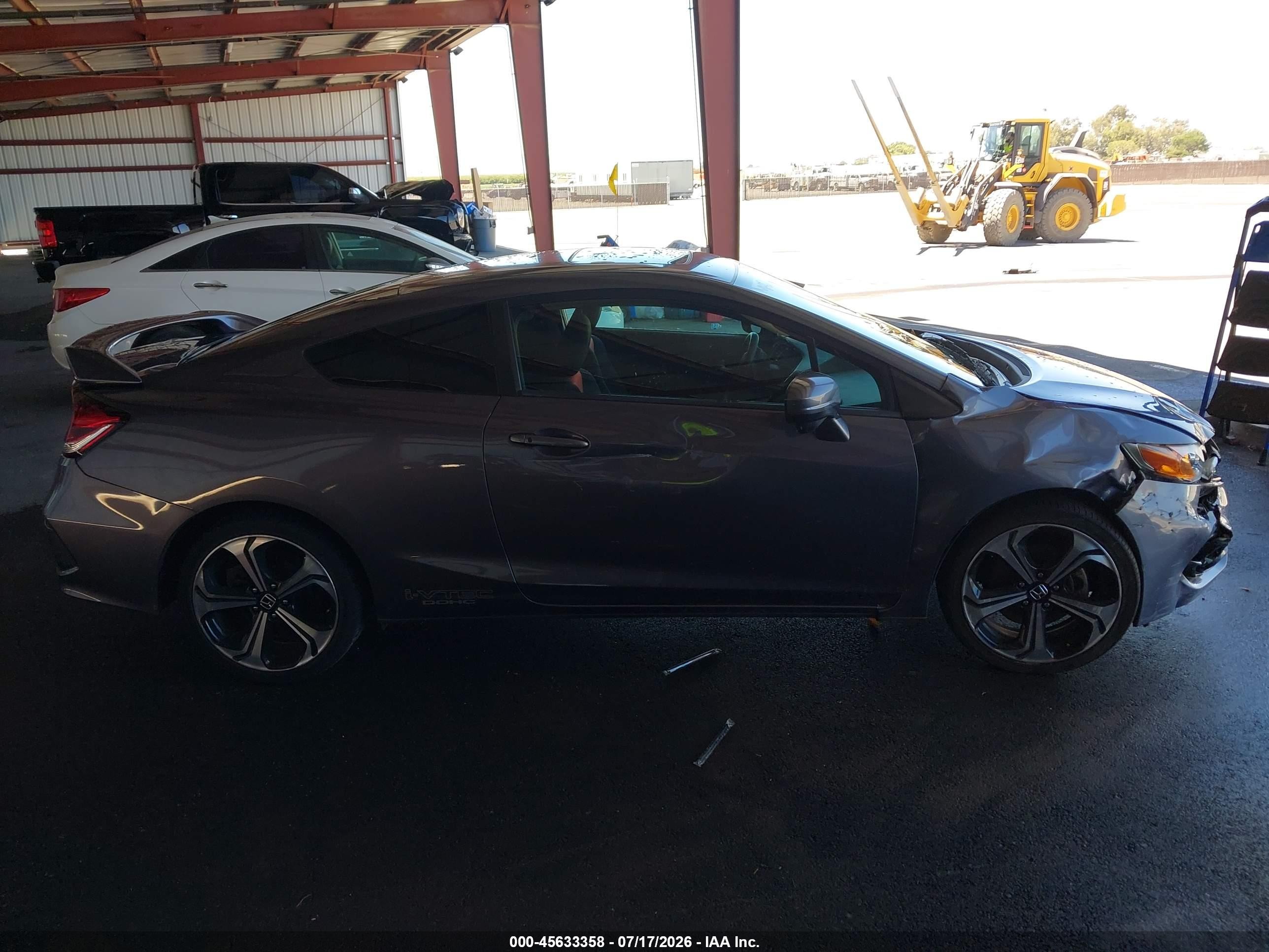 2015 Honda Civic Si Gray vin: 2HGFG4A59FH706784