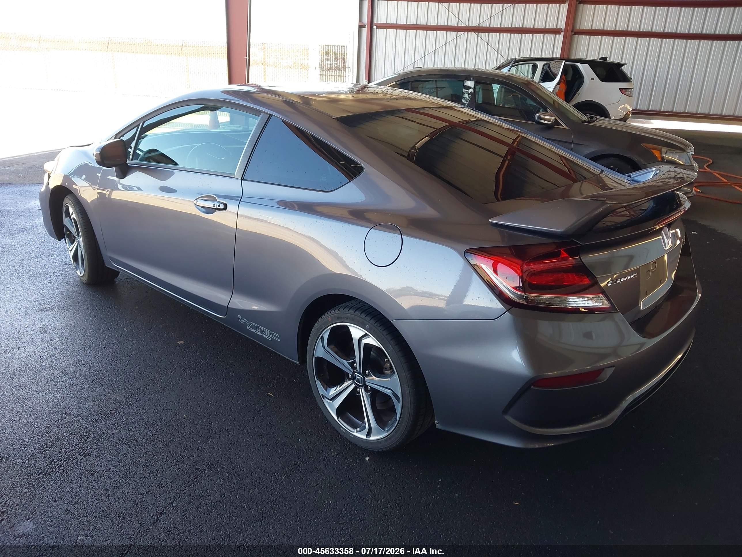 2015 Honda Civic Si Gray vin: 2HGFG4A59FH706784