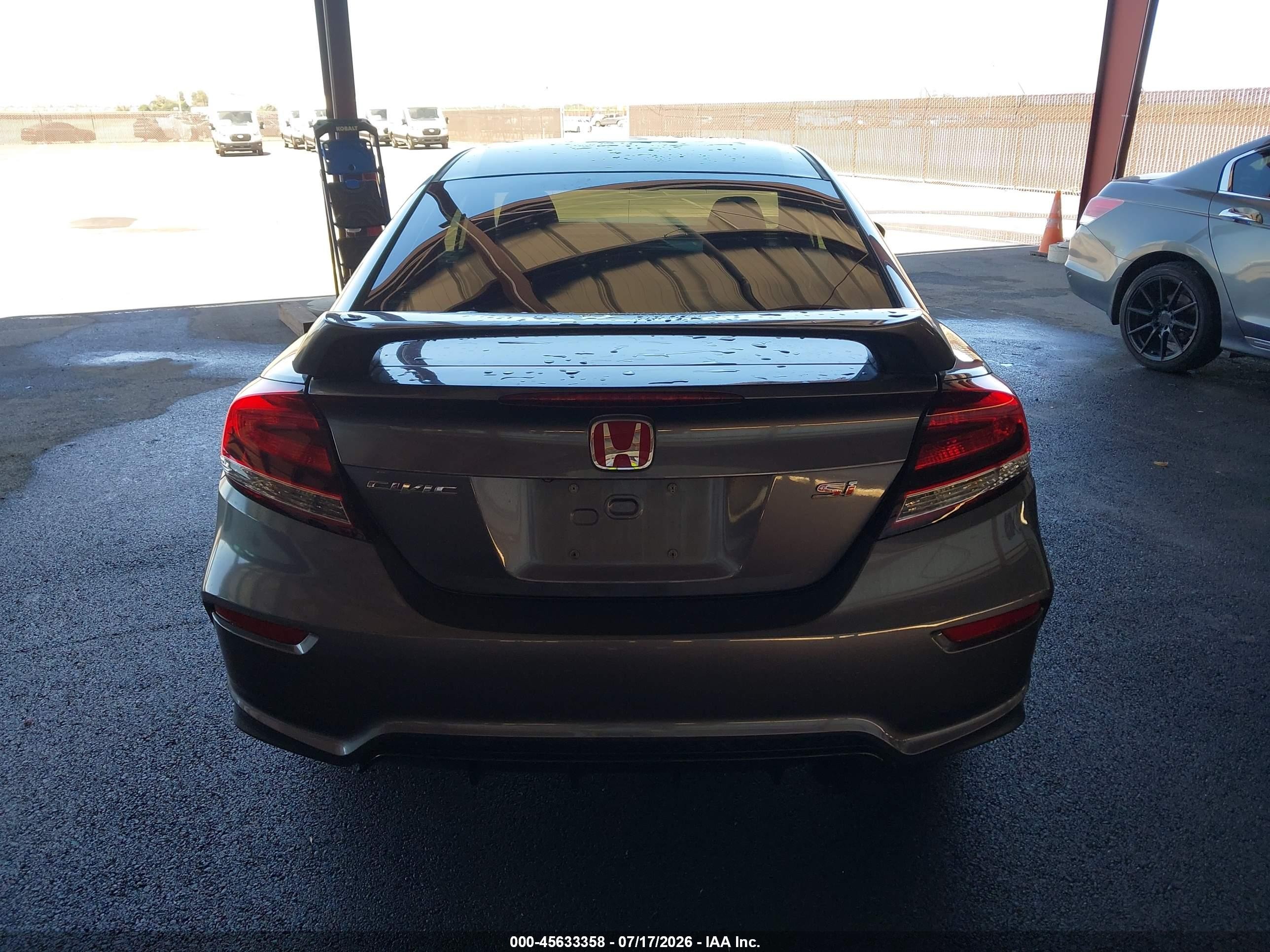 2015 Honda Civic Si Gray vin: 2HGFG4A59FH706784