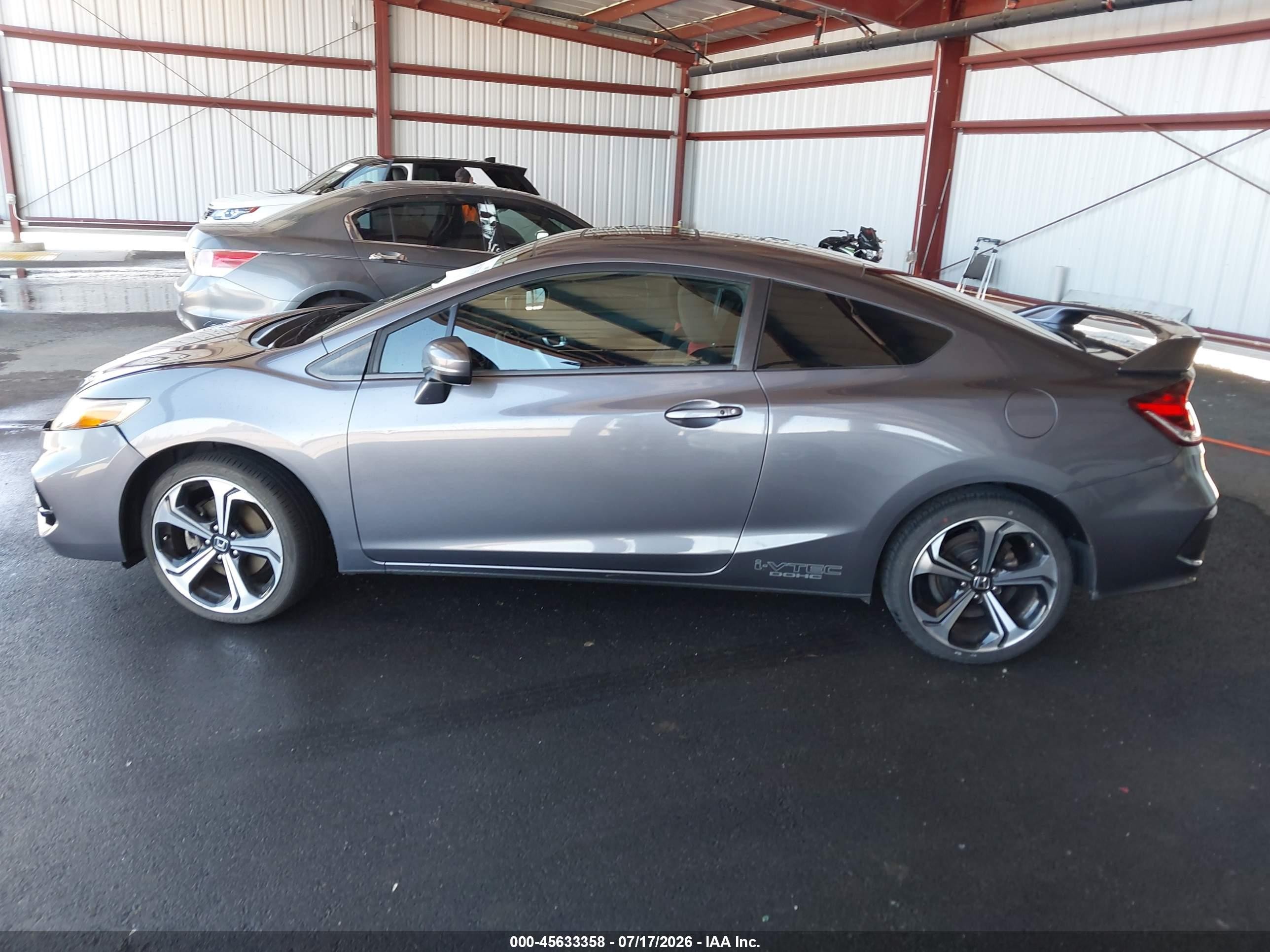 2015 Honda Civic Si Gray vin: 2HGFG4A59FH706784