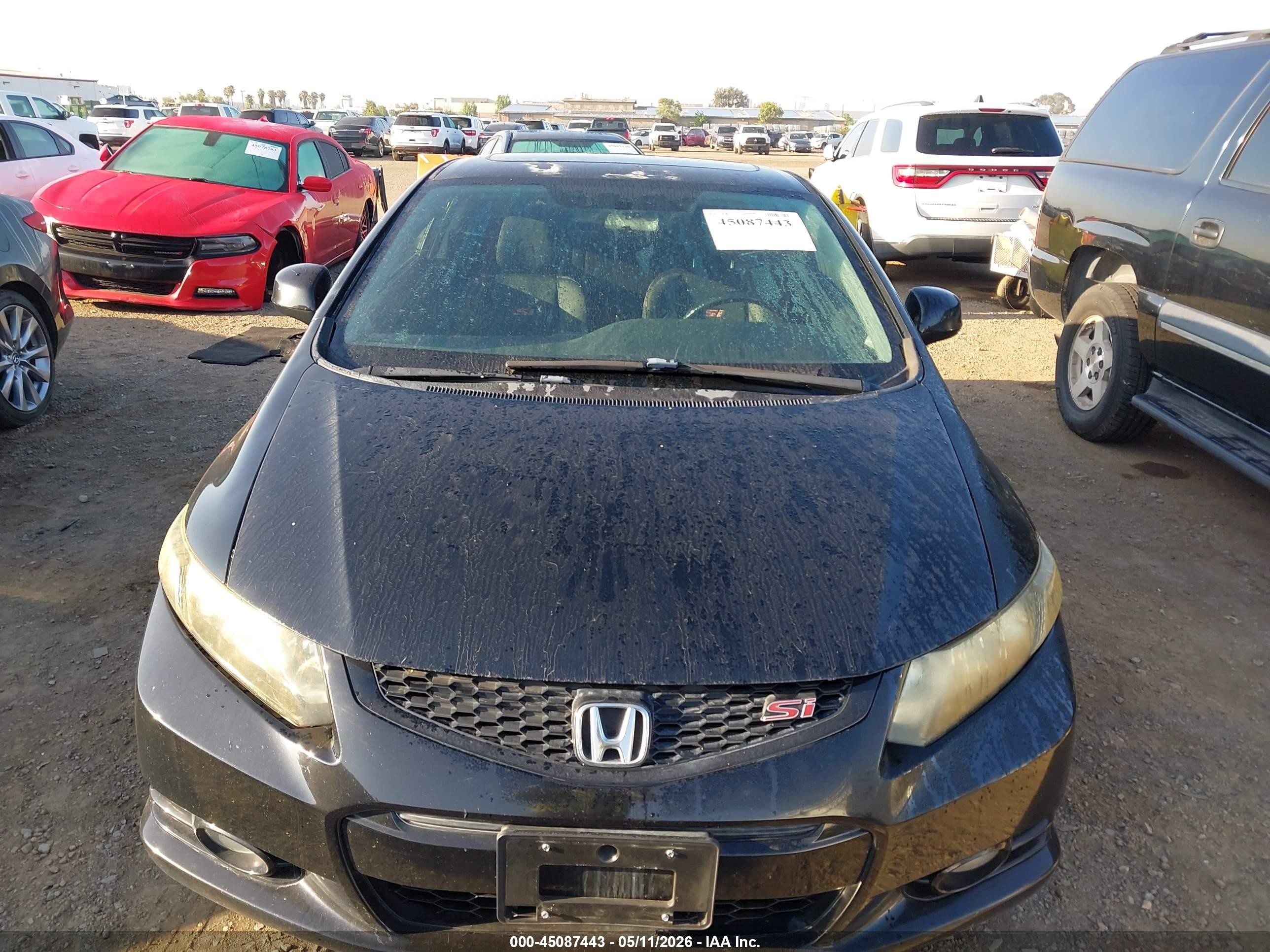 2012 Honda Civic Si Black vin: 2HGFG4A5XCH701606
