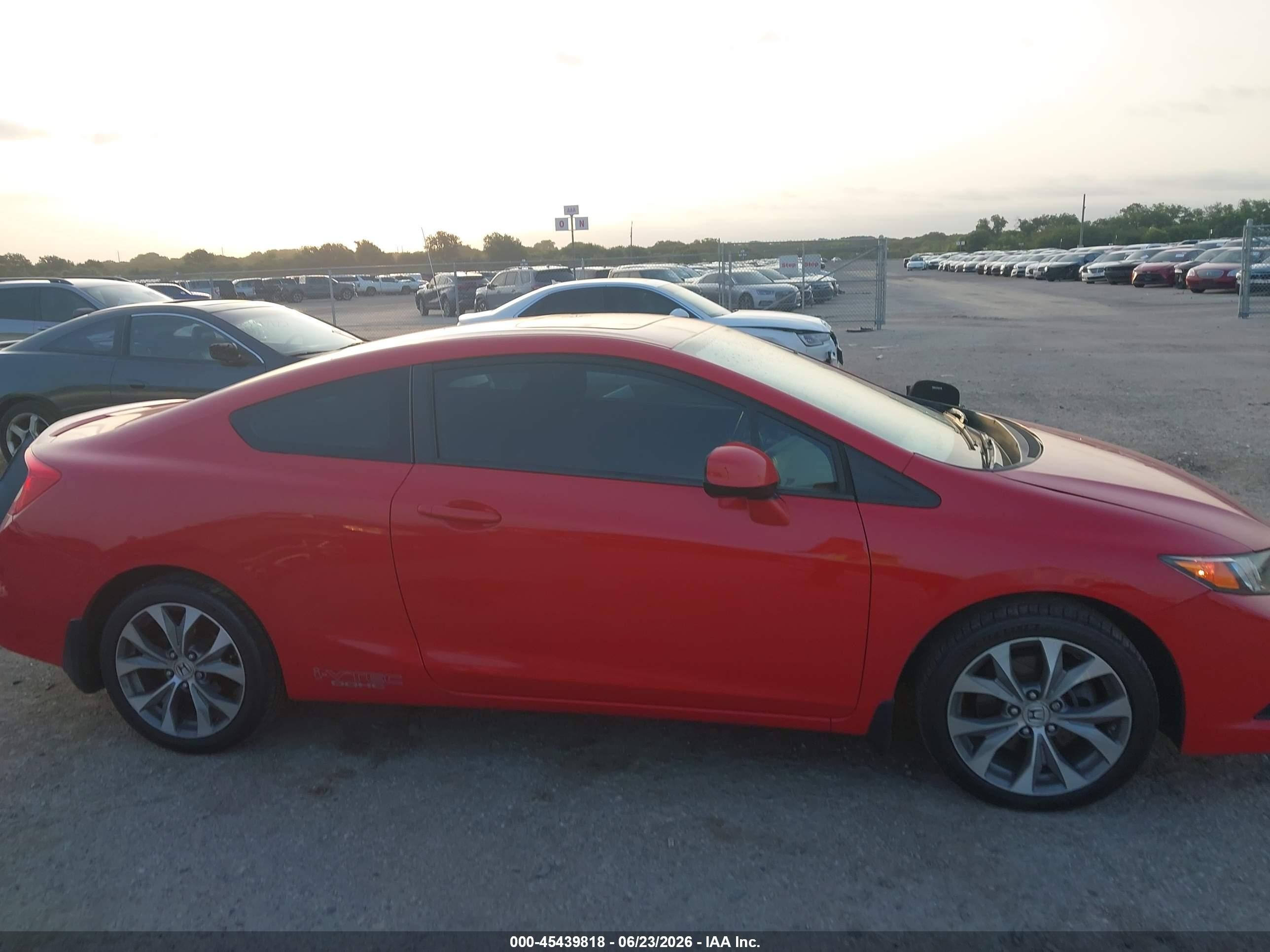 2012 Honda Civic Si Red vin: 2HGFG4A5XCH704893