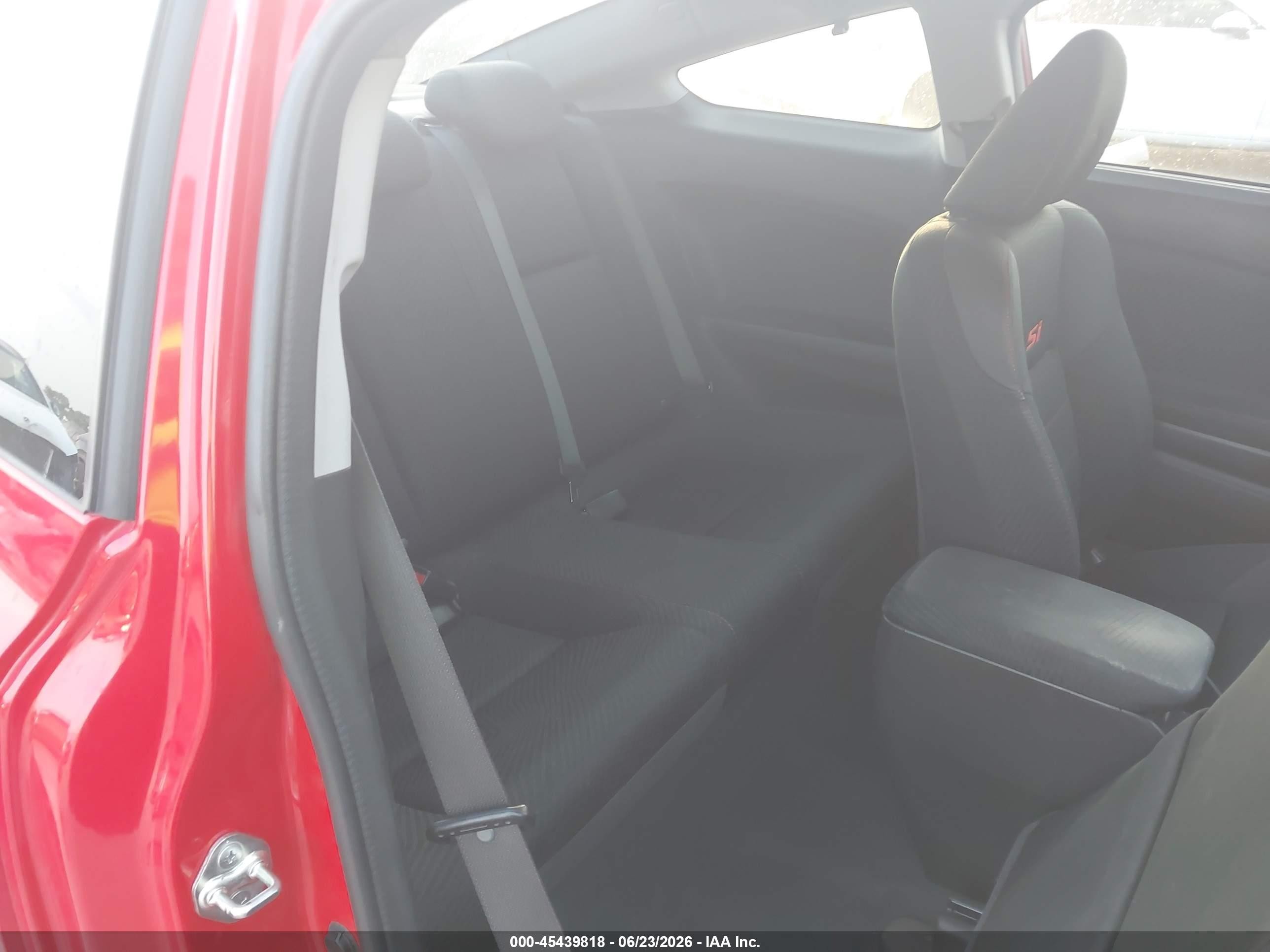 2012 Honda Civic Si Red vin: 2HGFG4A5XCH704893