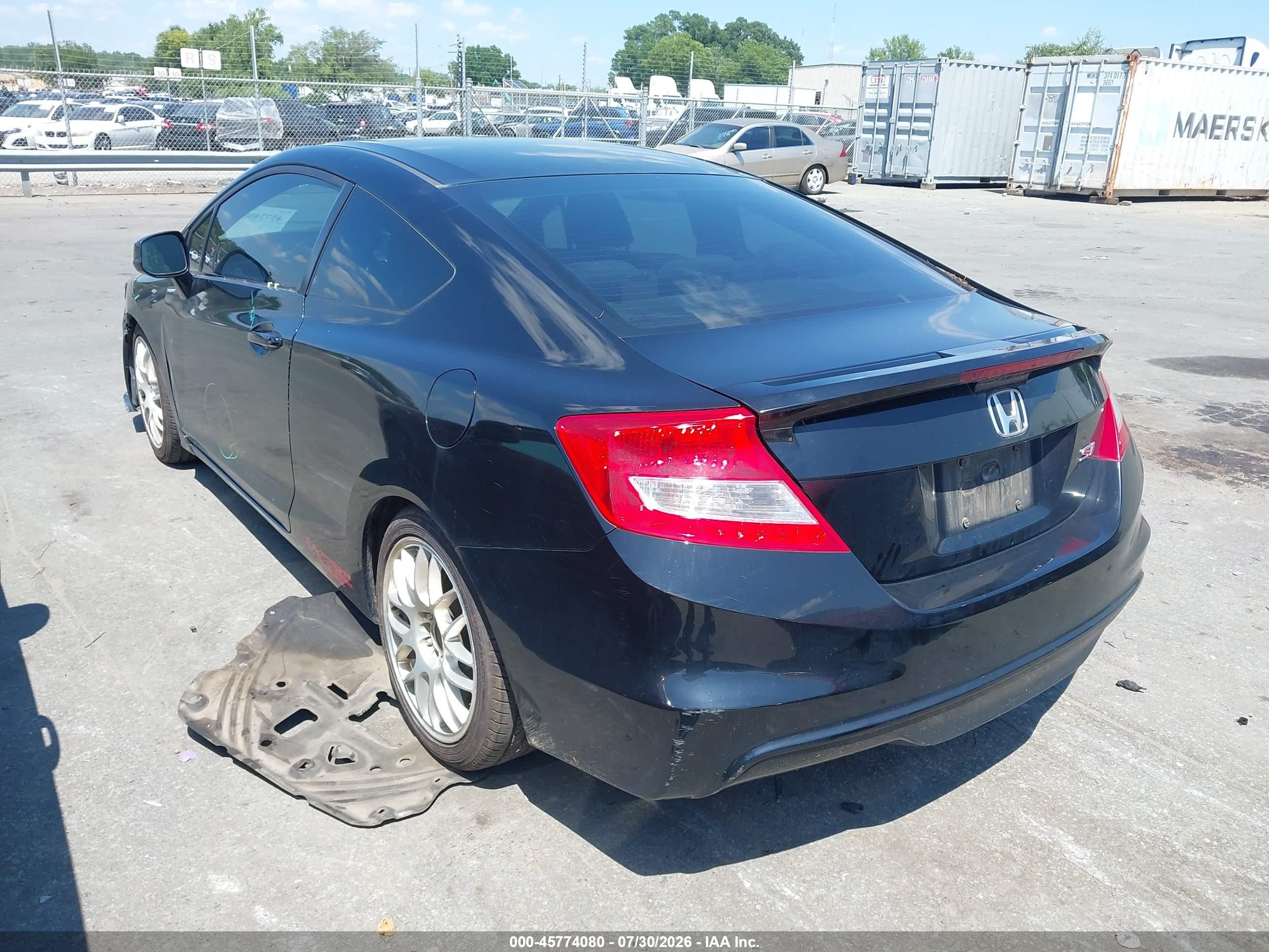 2013 Honda Civic Si Black vin: 2HGFG4A5XDH706015