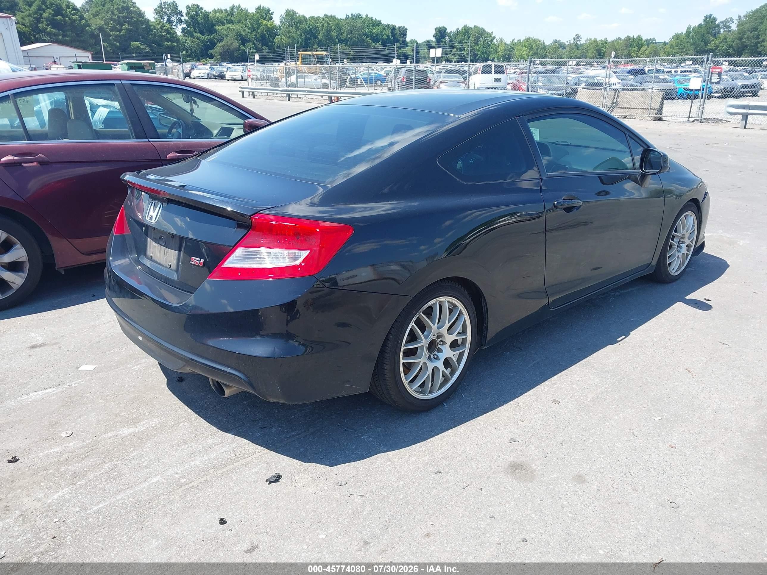 2013 Honda Civic Si Black vin: 2HGFG4A5XDH706015