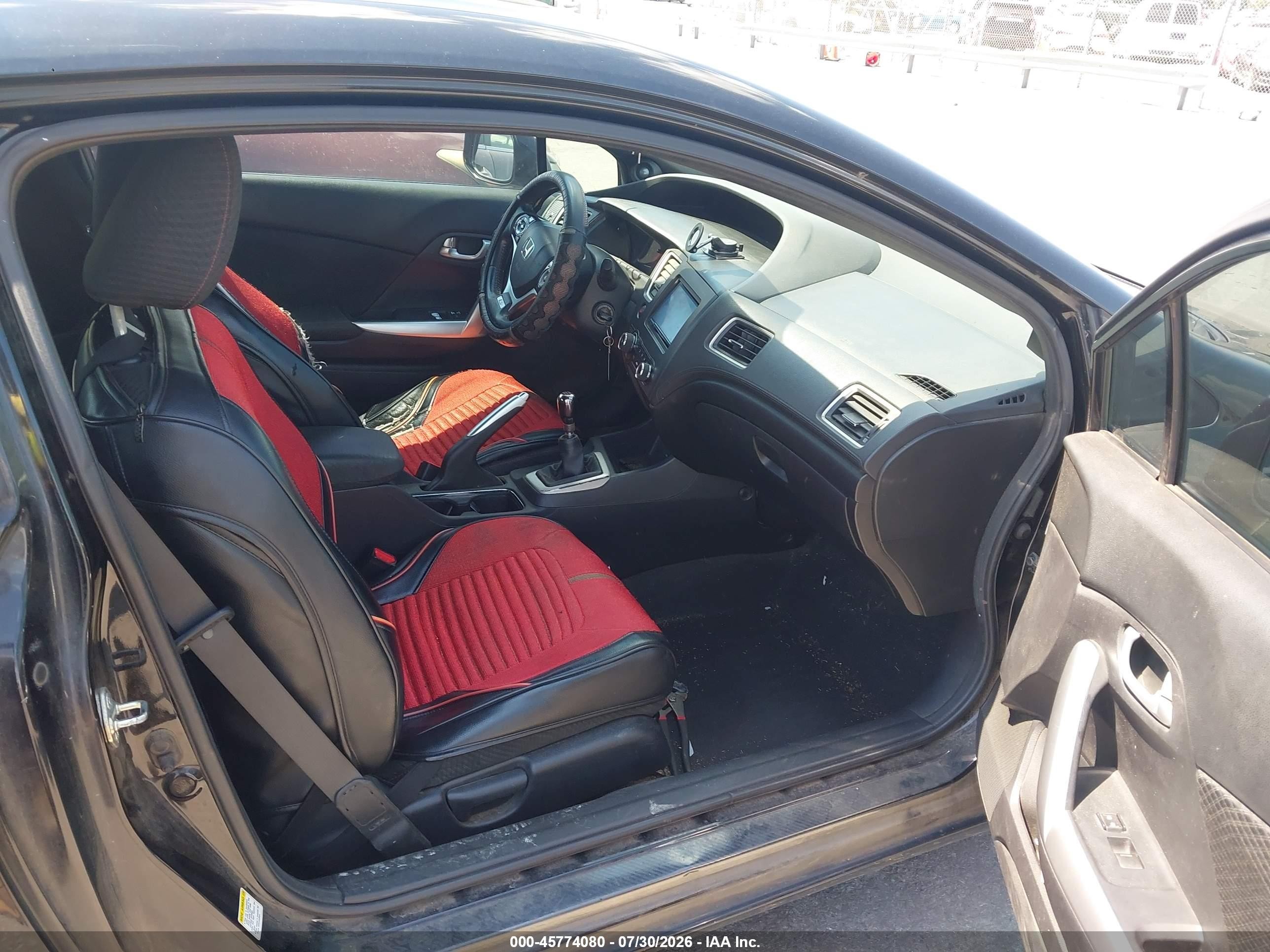2013 Honda Civic Si Black vin: 2HGFG4A5XDH706015