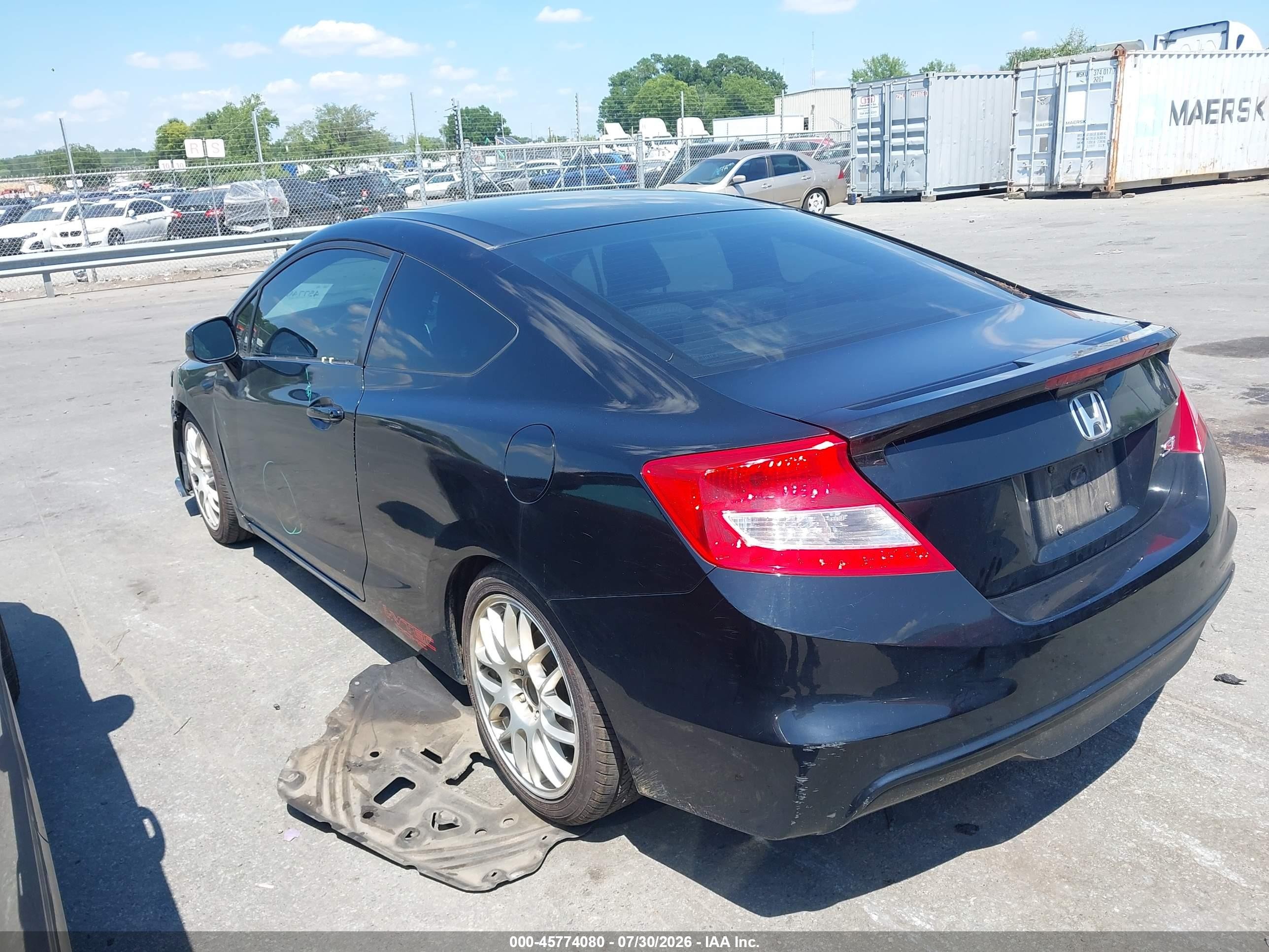2013 Honda Civic Si Black vin: 2HGFG4A5XDH706015