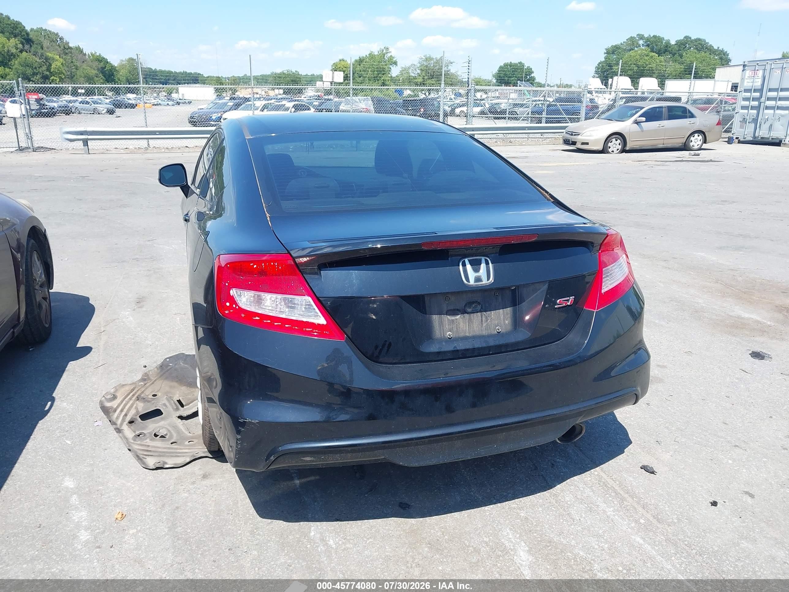 2013 Honda Civic Si Black vin: 2HGFG4A5XDH706015