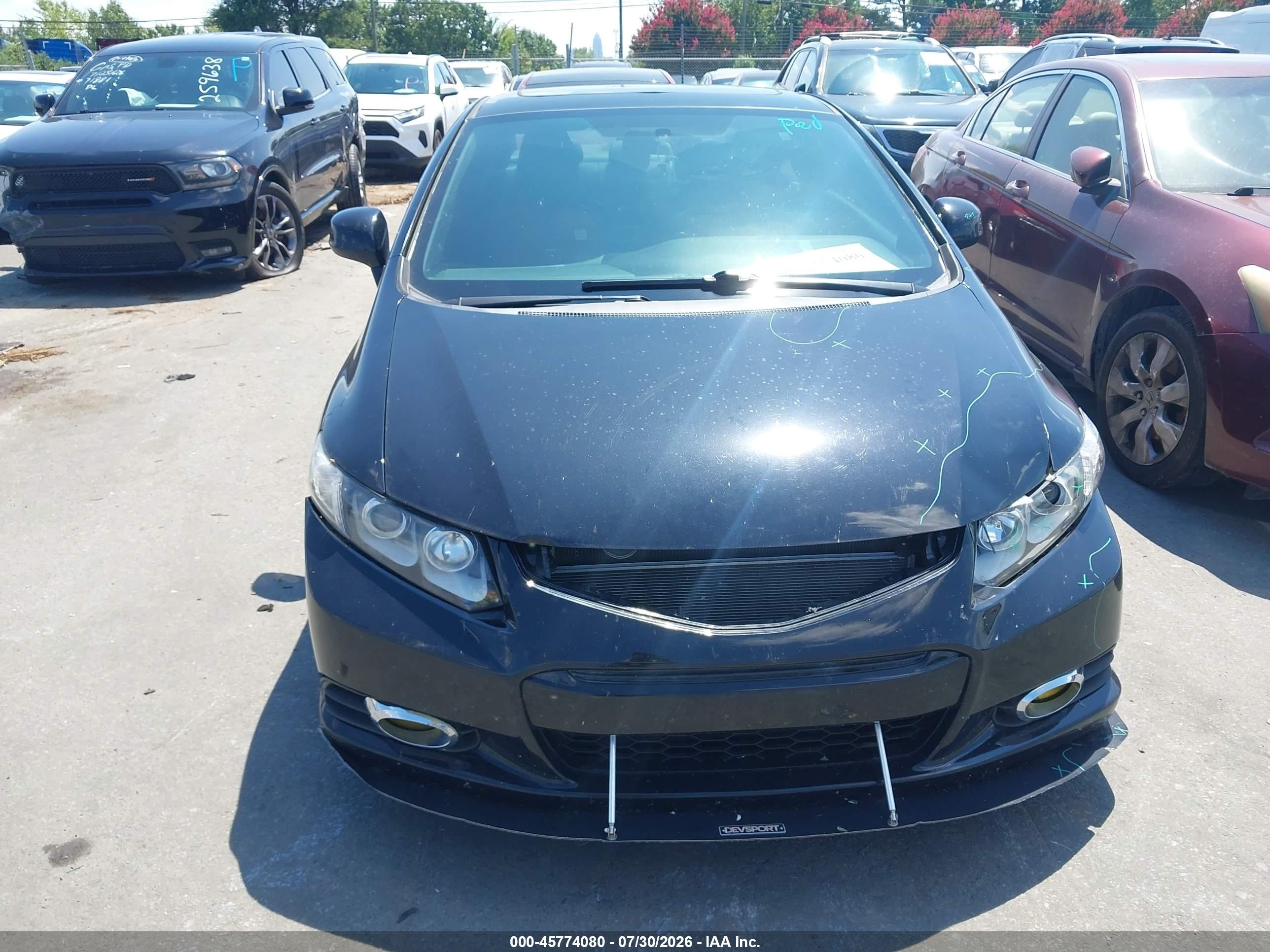 2013 Honda Civic Si Black vin: 2HGFG4A5XDH706015