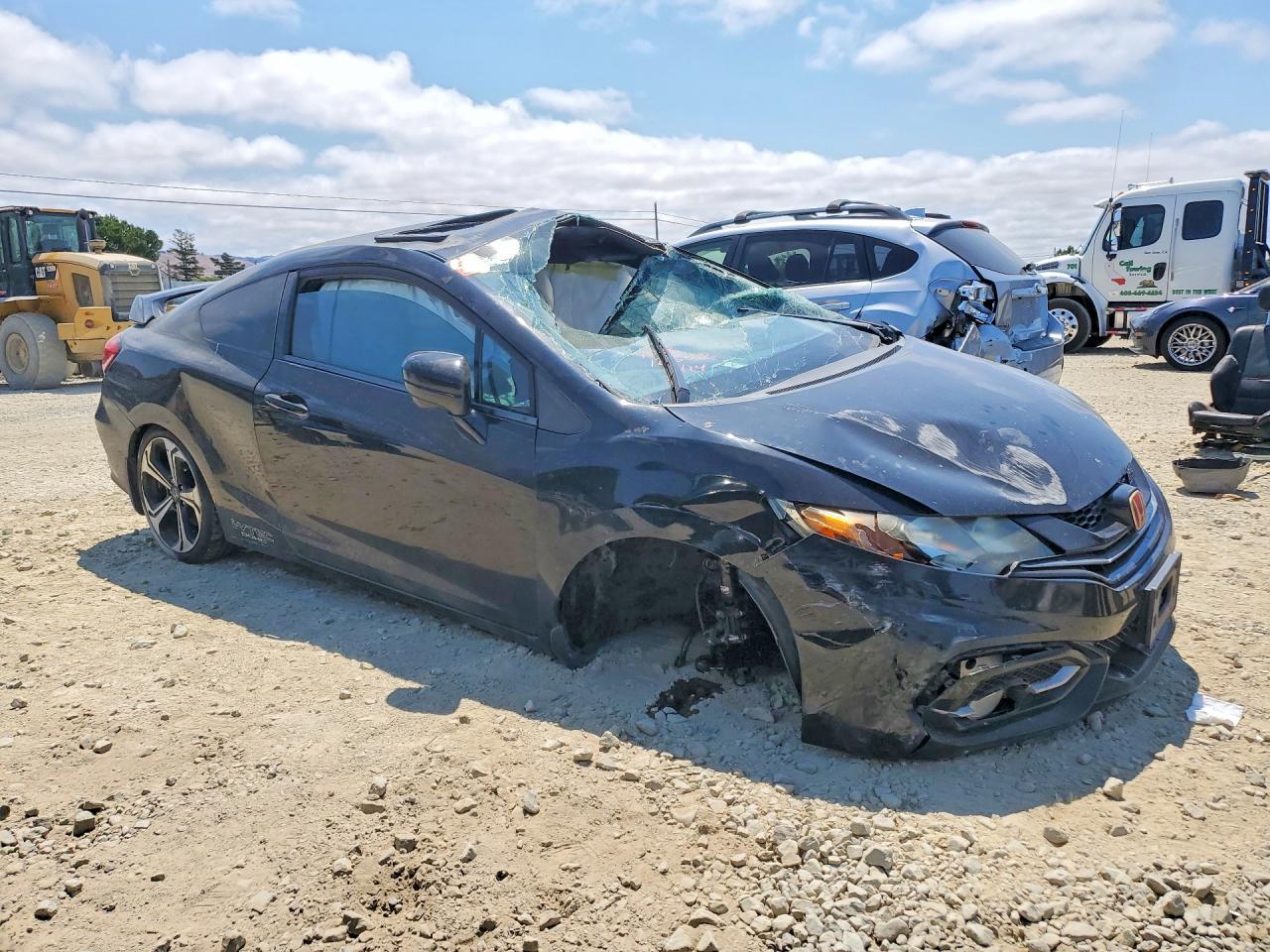 2015 Honda Civic Si Black vin: 2HGFG4A5XFH701190
