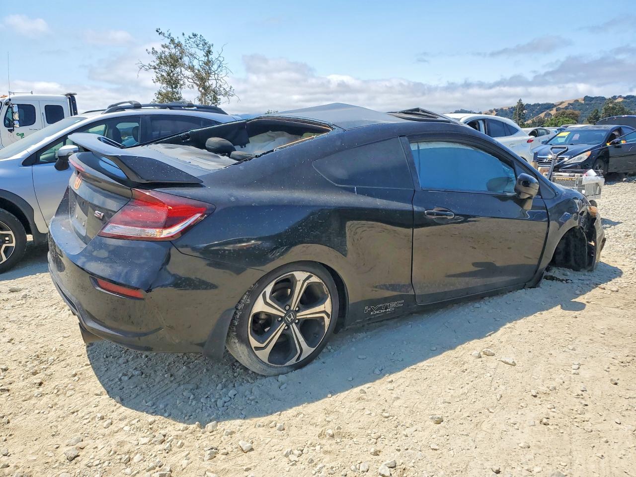 2015 Honda Civic Si Black vin: 2HGFG4A5XFH701190
