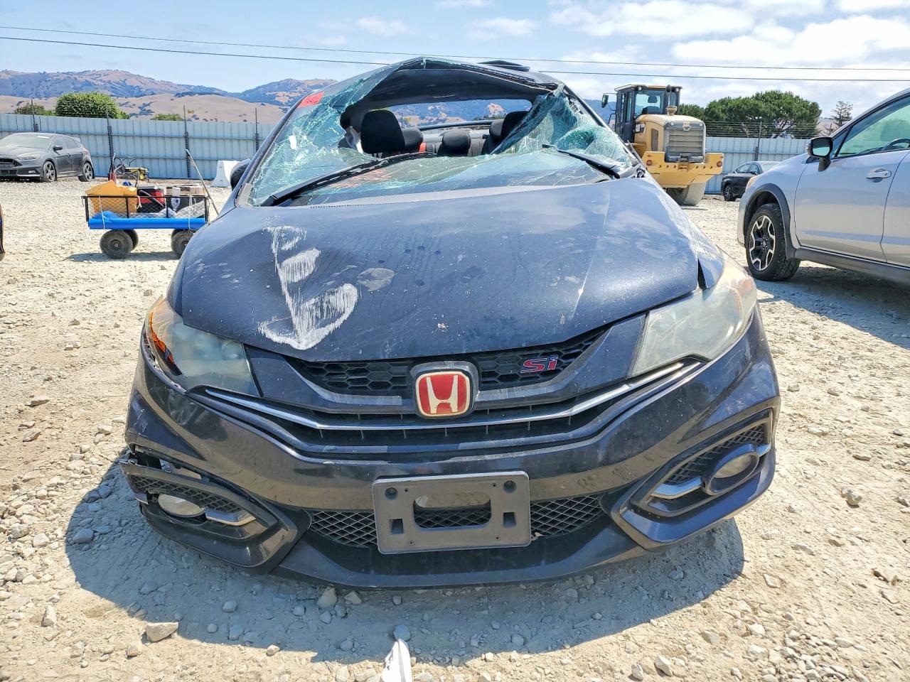 2015 Honda Civic Si Black vin: 2HGFG4A5XFH701190
