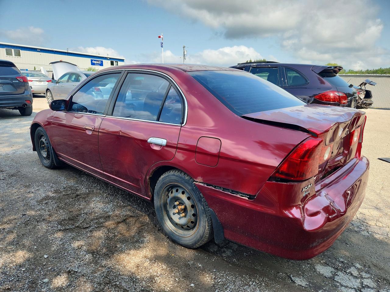 2005 Acura 1.7el Premium Red vin: 2HHES35815H100740