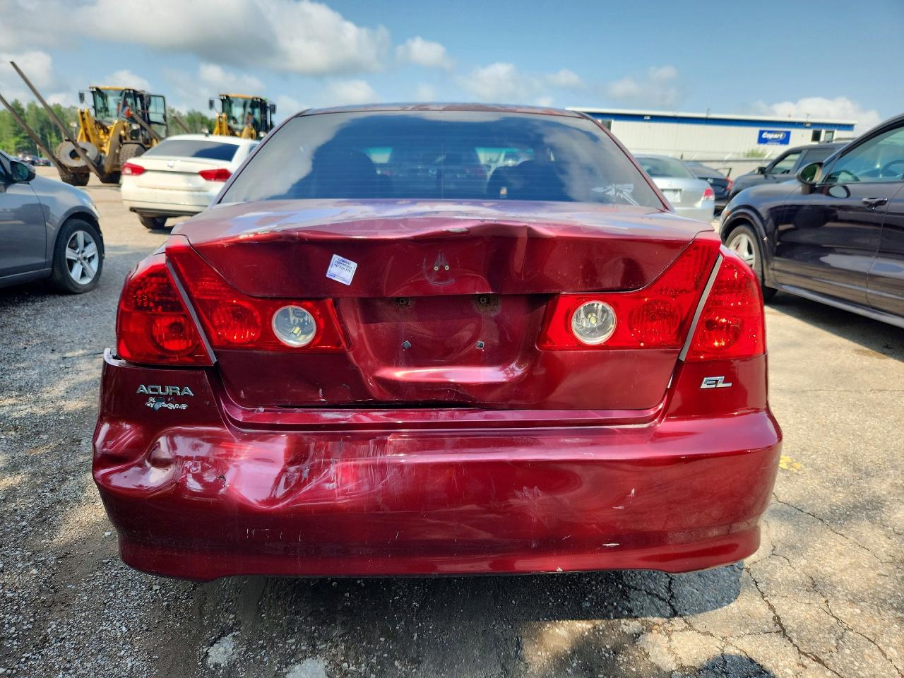 2005 Acura 1.7el Premium Red vin: 2HHES35815H100740
