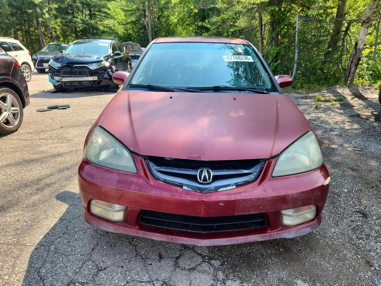 2005 Acura 1.7el Premium Red vin: 2HHES35815H100740