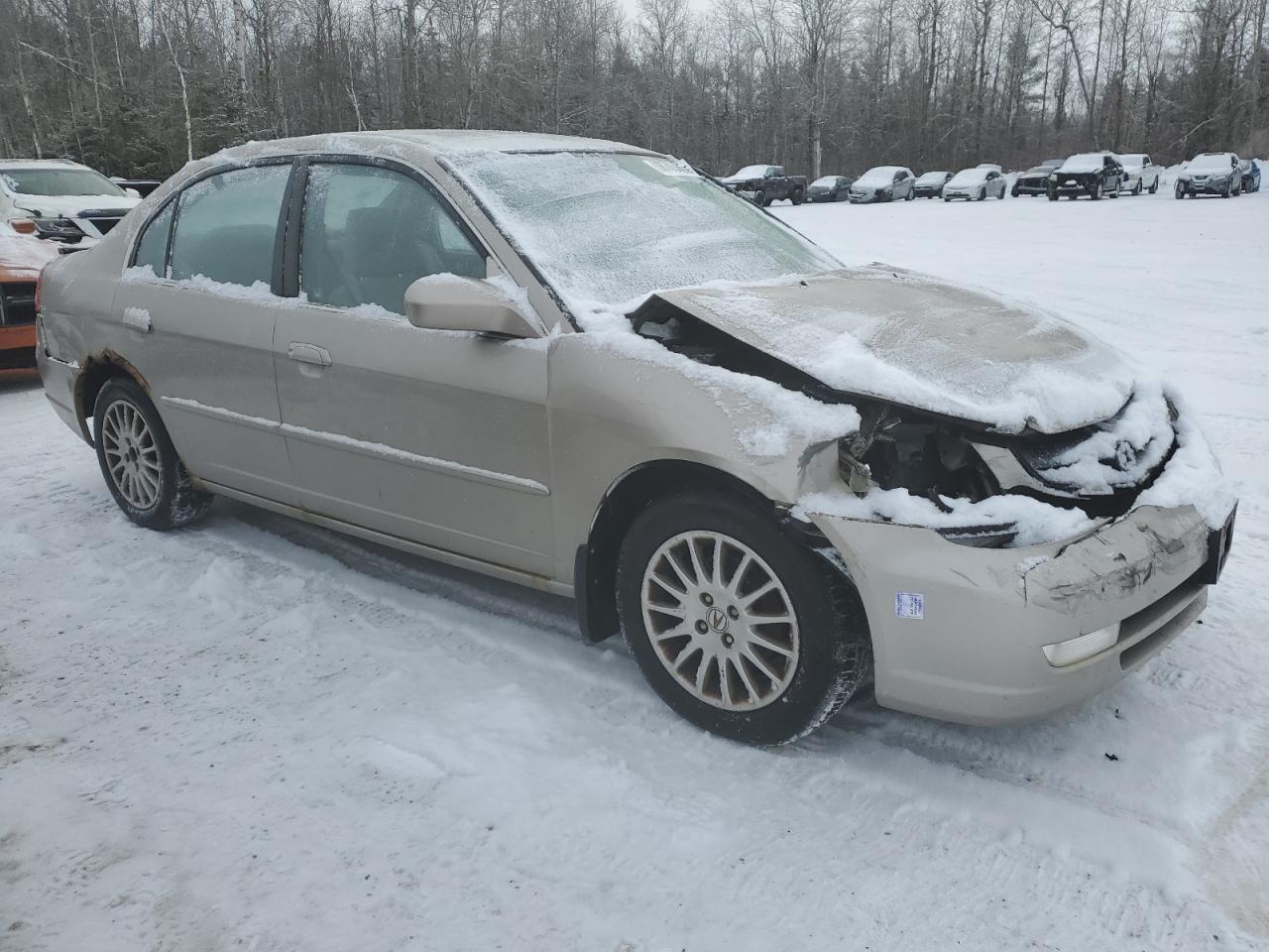 2001 Acura 1.7el Touring Бежевый vin: 2HHES36611H008504