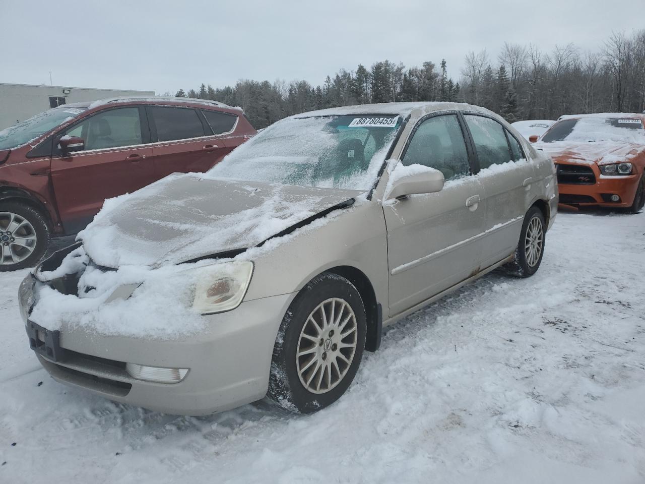 2001 Acura 1.7el Touring Бежевый vin: 2HHES36611H008504