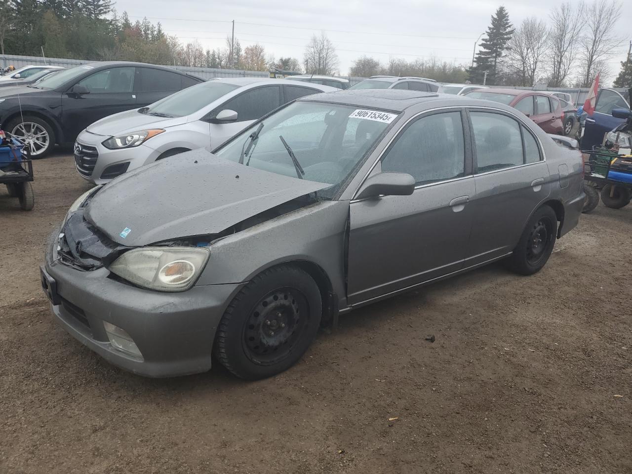 2005 Acura 1.7el Premium Gray vin: 2HHES36805H105085