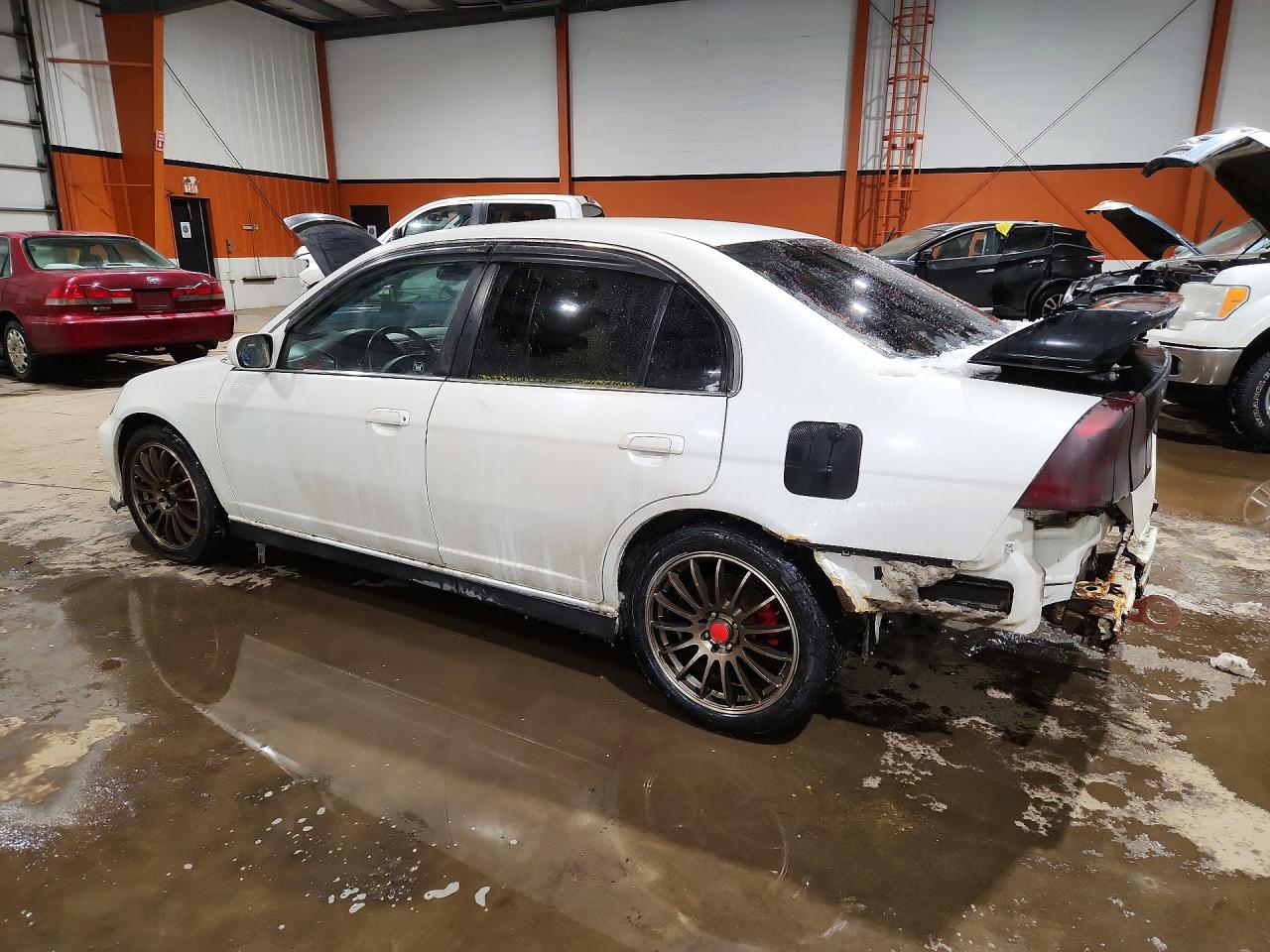 2005 Acura 1.7el Premium White vin: 2HHES36885H100345