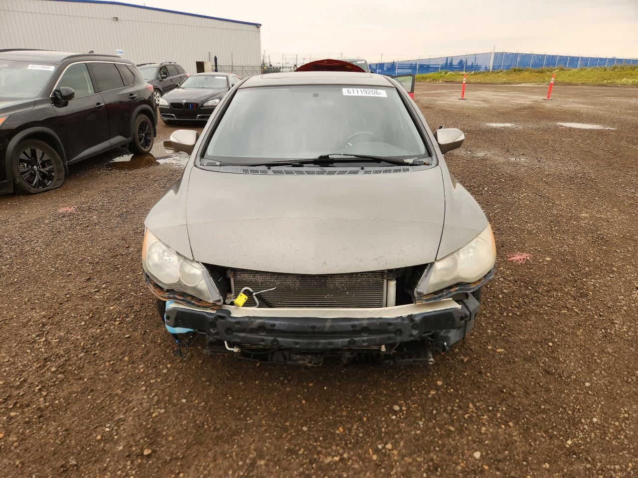 2008 Acura Csx Technology Серый vin: 2HHFD55798H202678