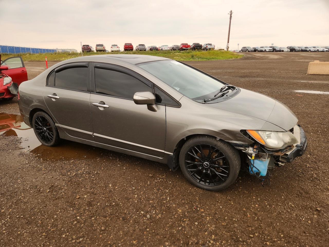 2008 Acura Csx Technology Серый vin: 2HHFD55798H202678