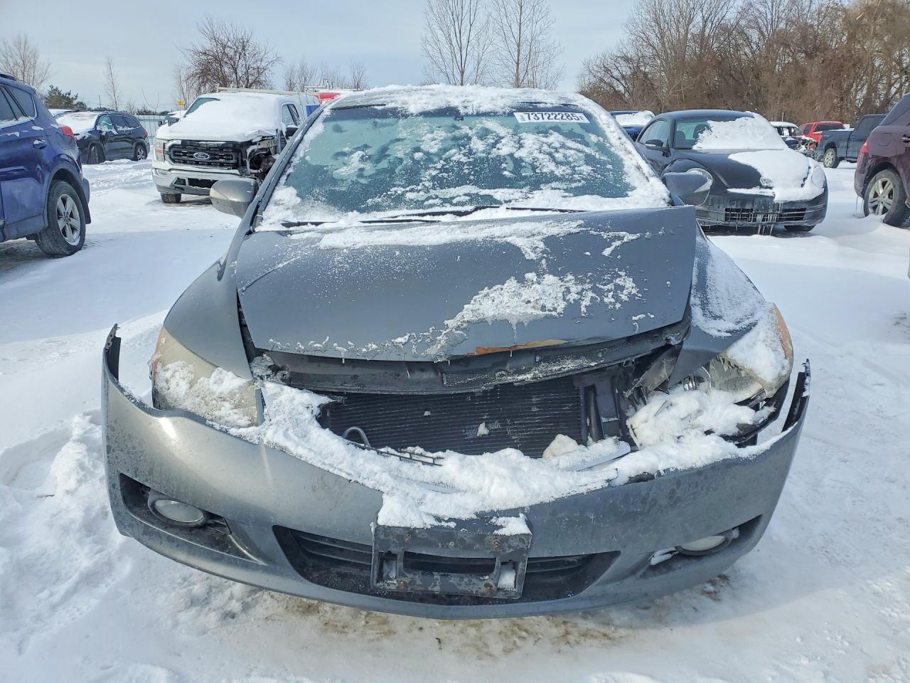 2009 Acura Csx Gray vin: 2HHFD56539H200875