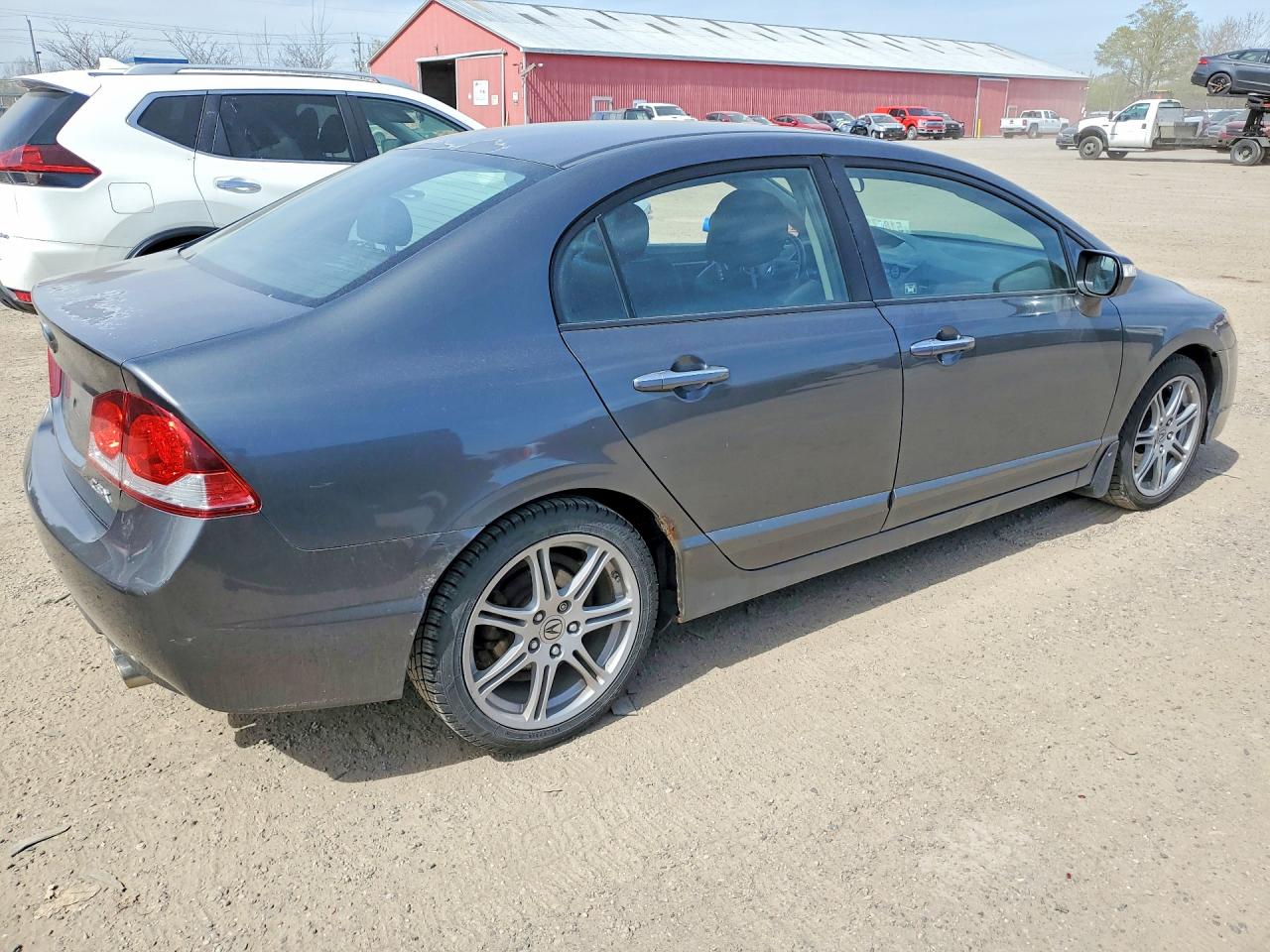 2009 Acura Csx Gray vin: 2HHFD56559H200053