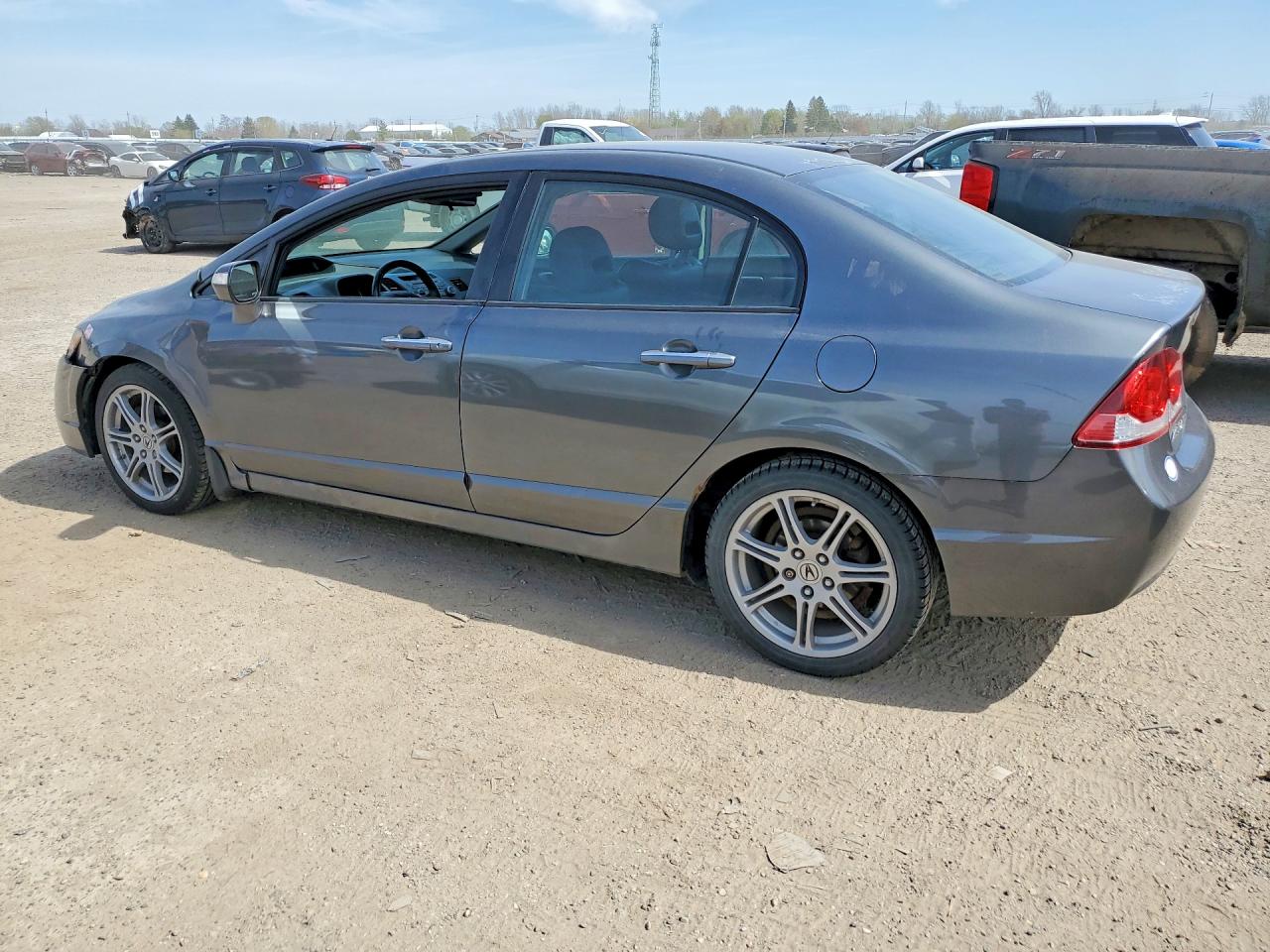 2009 Acura Csx Gray vin: 2HHFD56559H200053