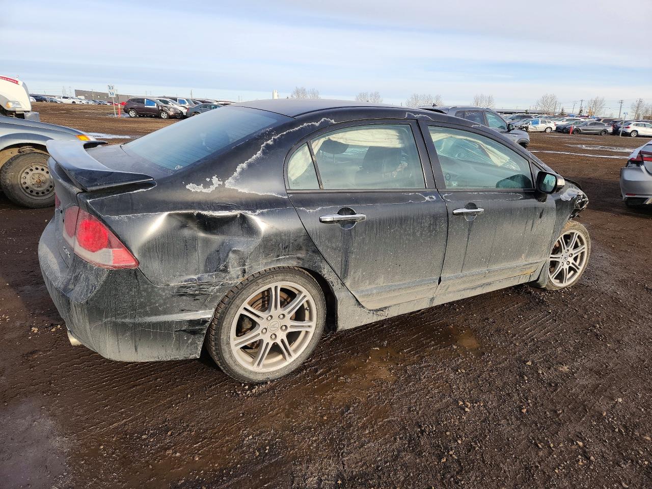2009 Acura Csx Black vin: 2HHFD56559H201543