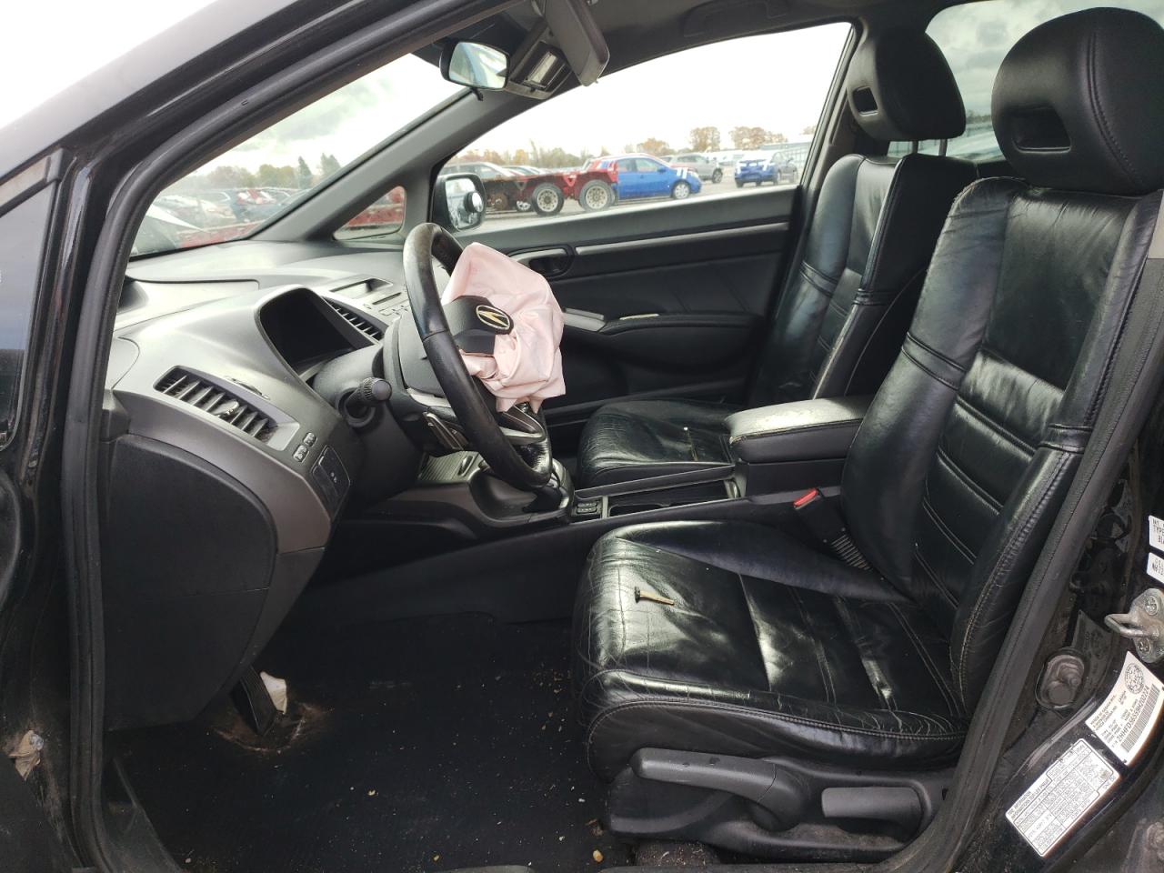 2009 Acura Csx Black vin: 2HHFD56559H202224